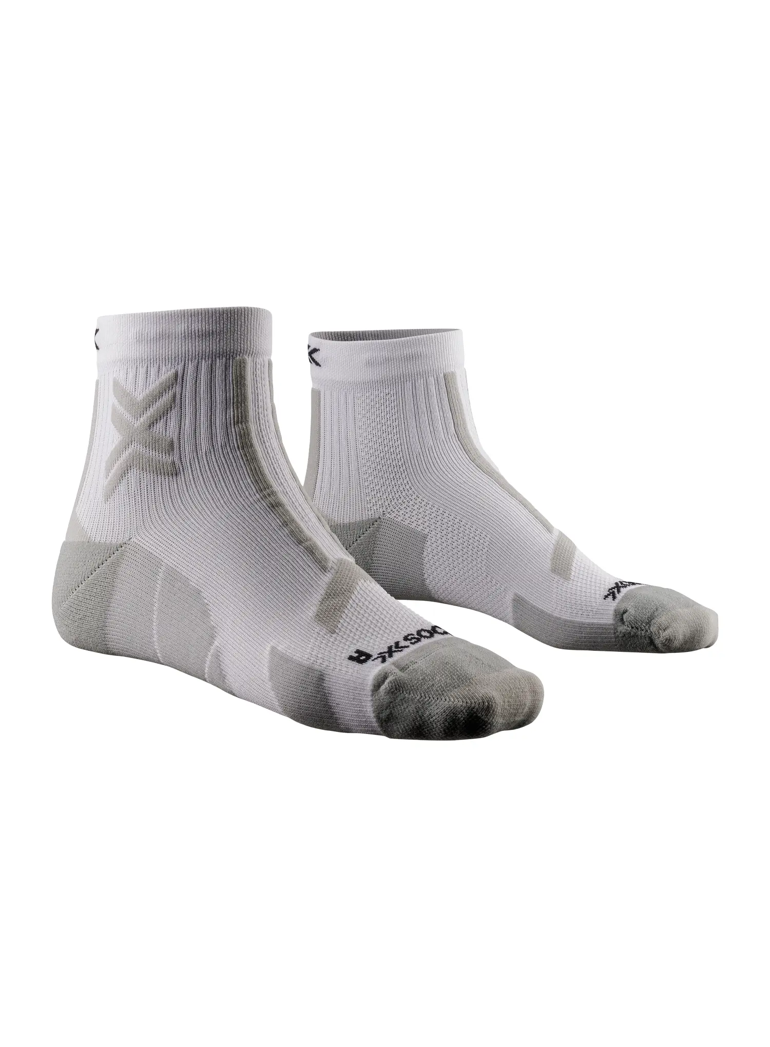 Čarape za trčanje X-Socks Trail Run Discover Ankle - artic white/pearl grey