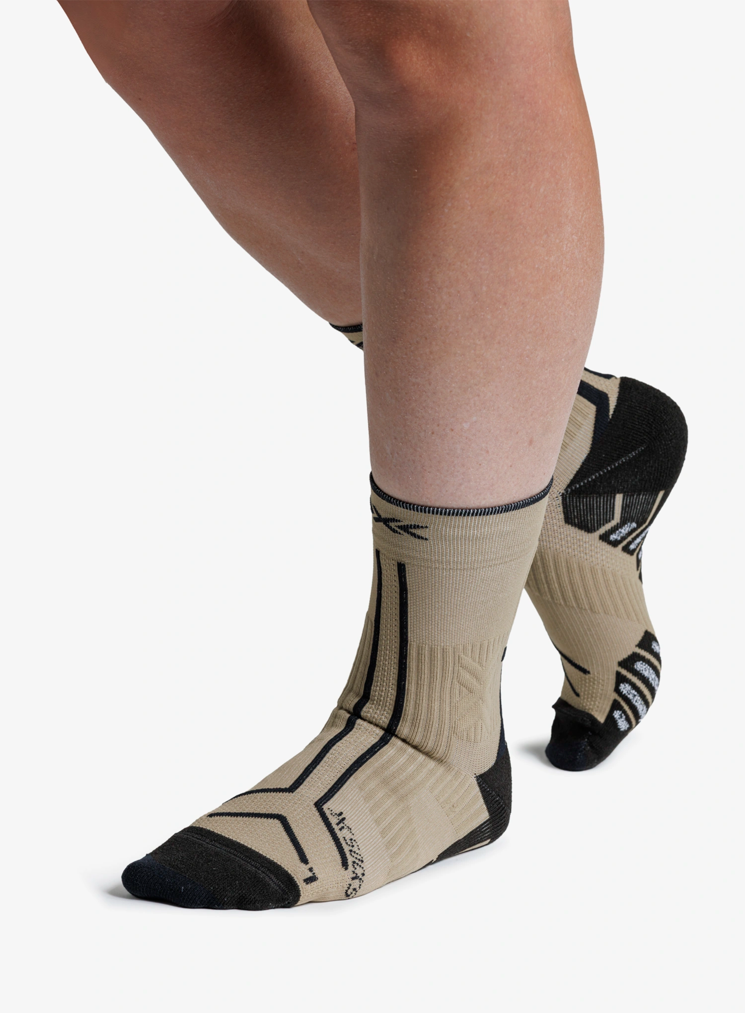 Čarape za trčanje X-Socks Trailrun Terraskin Expert Crew - sand/dark sand