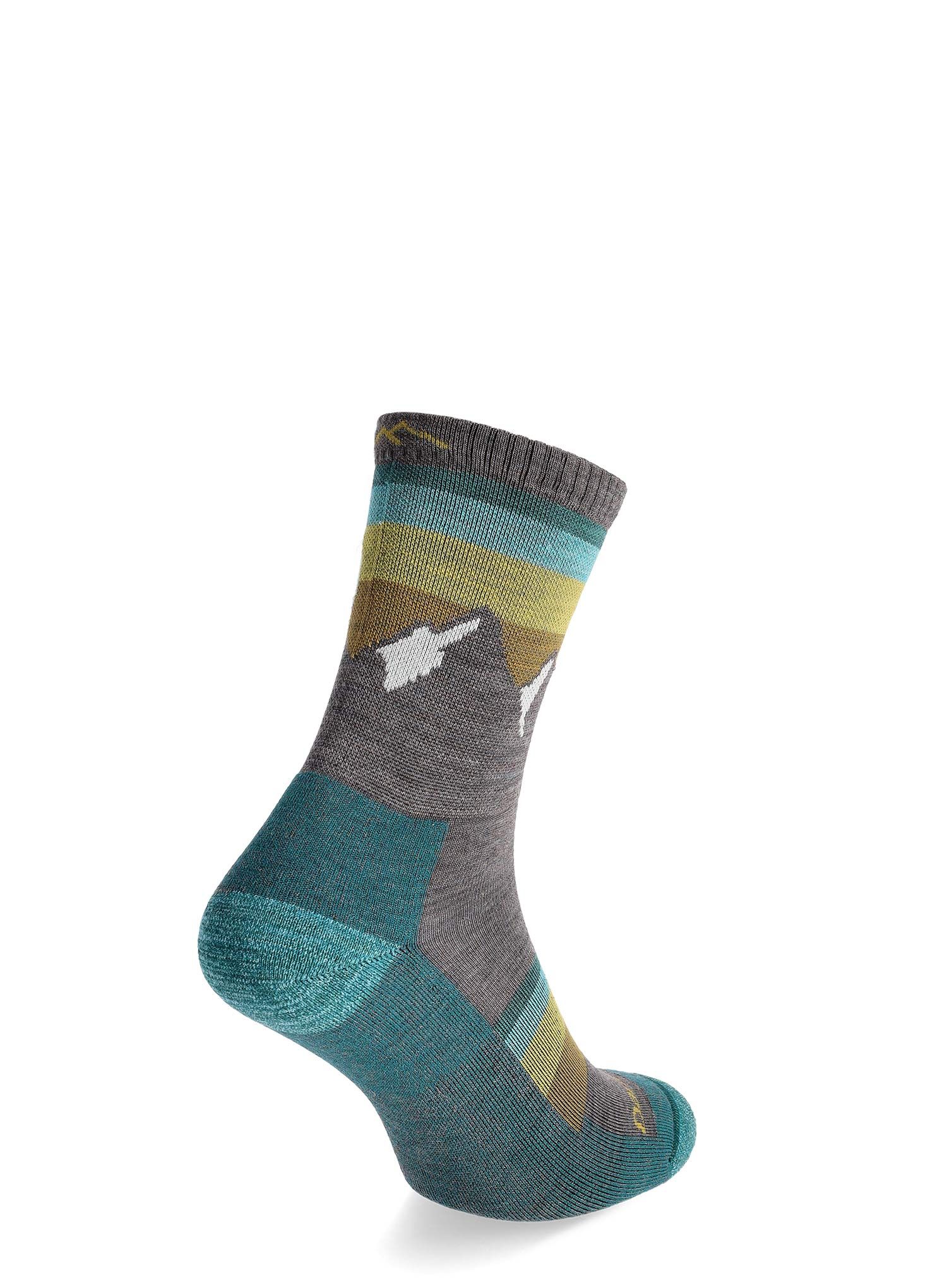 Ženske čarape Darn Tough Sunset Ledge Micro Crew Lightweight with Cushion - taupe