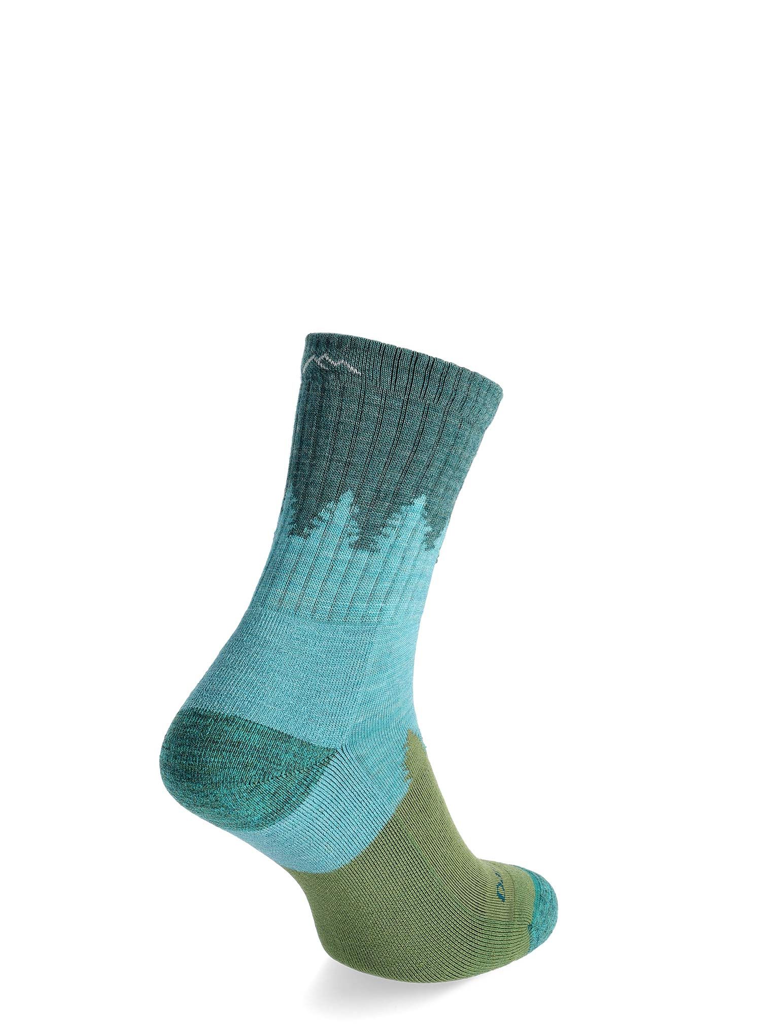 Ženske čarape Darn Tough Treeline Micro Crew Midweight with Cushion - aqua