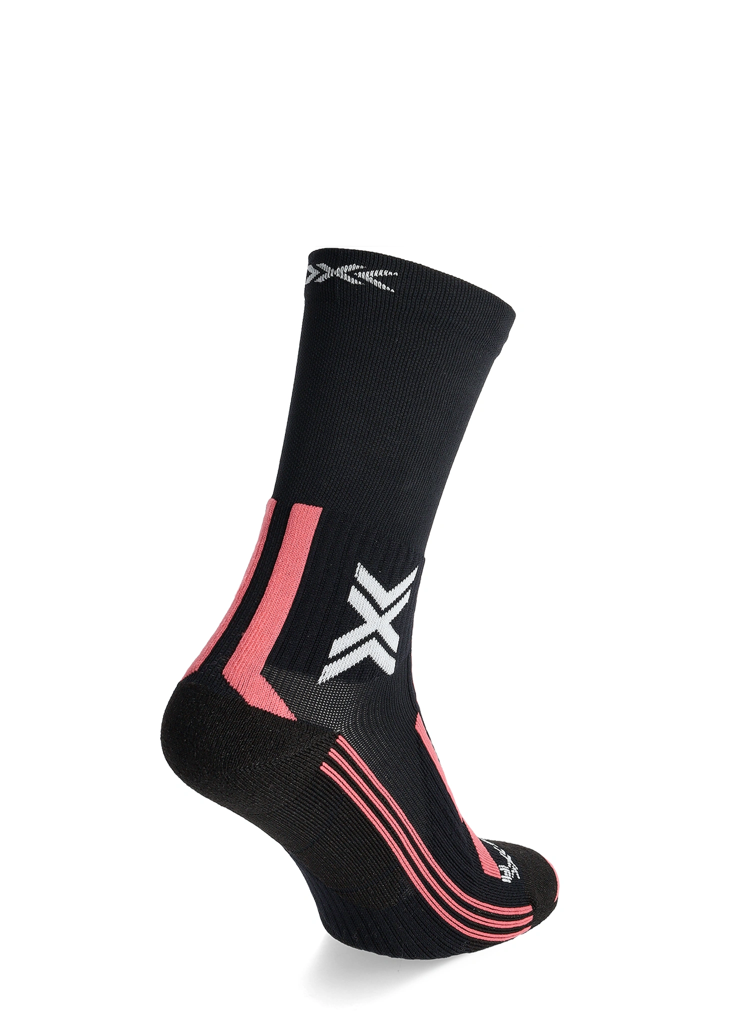 Ženske čarape za trčanje X-Socks Trailrun Perform Crew - x black/dusty rose