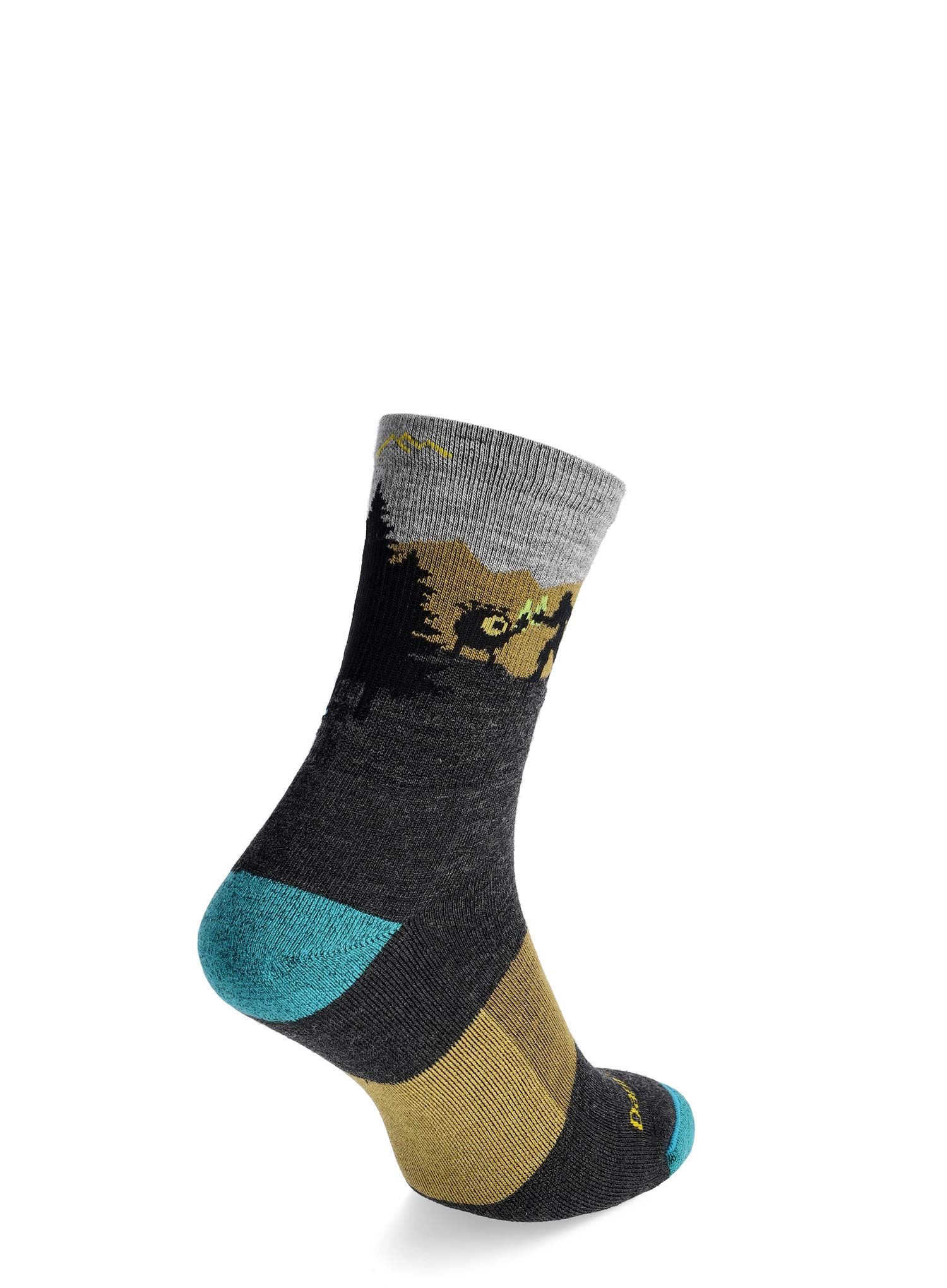 Čarape Darn Tough Close Encounters Micro Crew Midweight with Cushion - charcoal