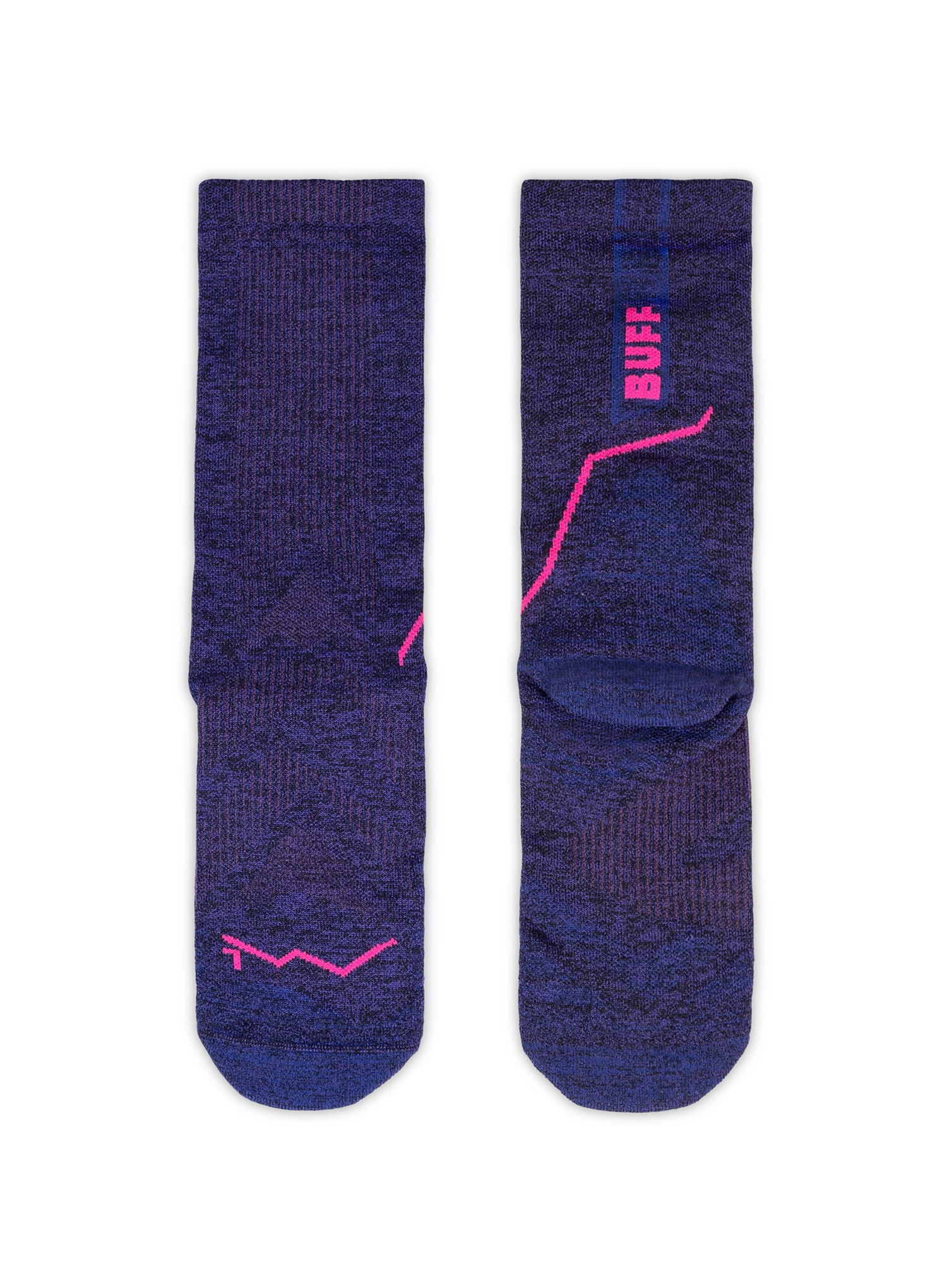 Čarape za trčanje Buff Dryflx Crew Sock DC - ultramarine