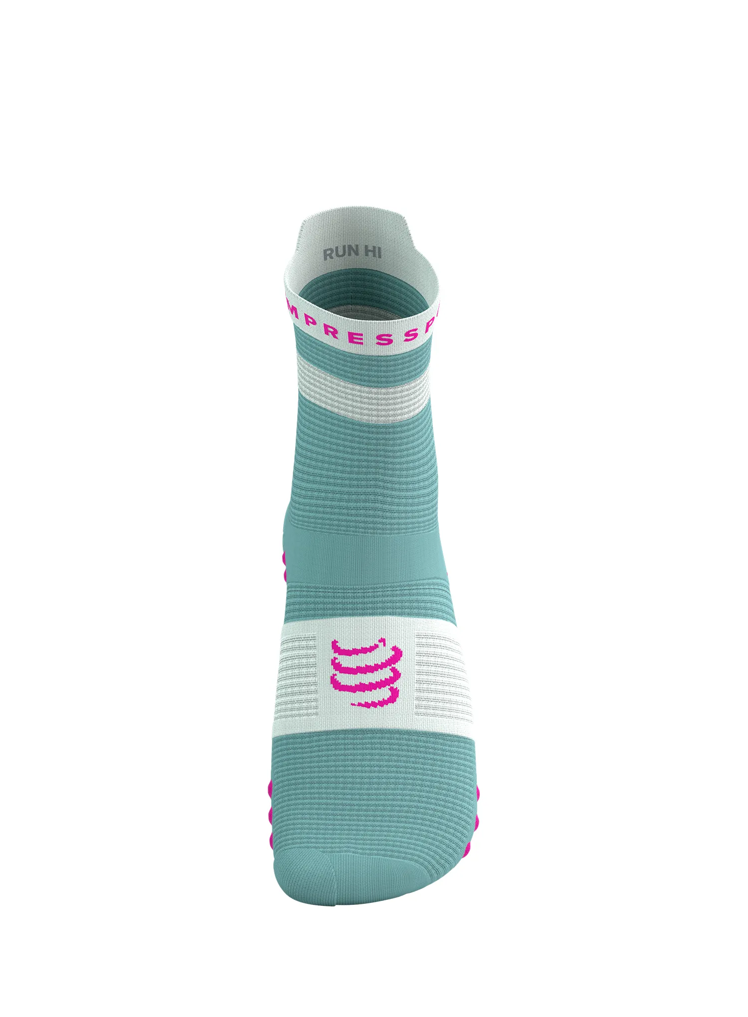 Čarape za trčanje Compressport Pro Racing Socks v4.0 Run High - ether/neon pink