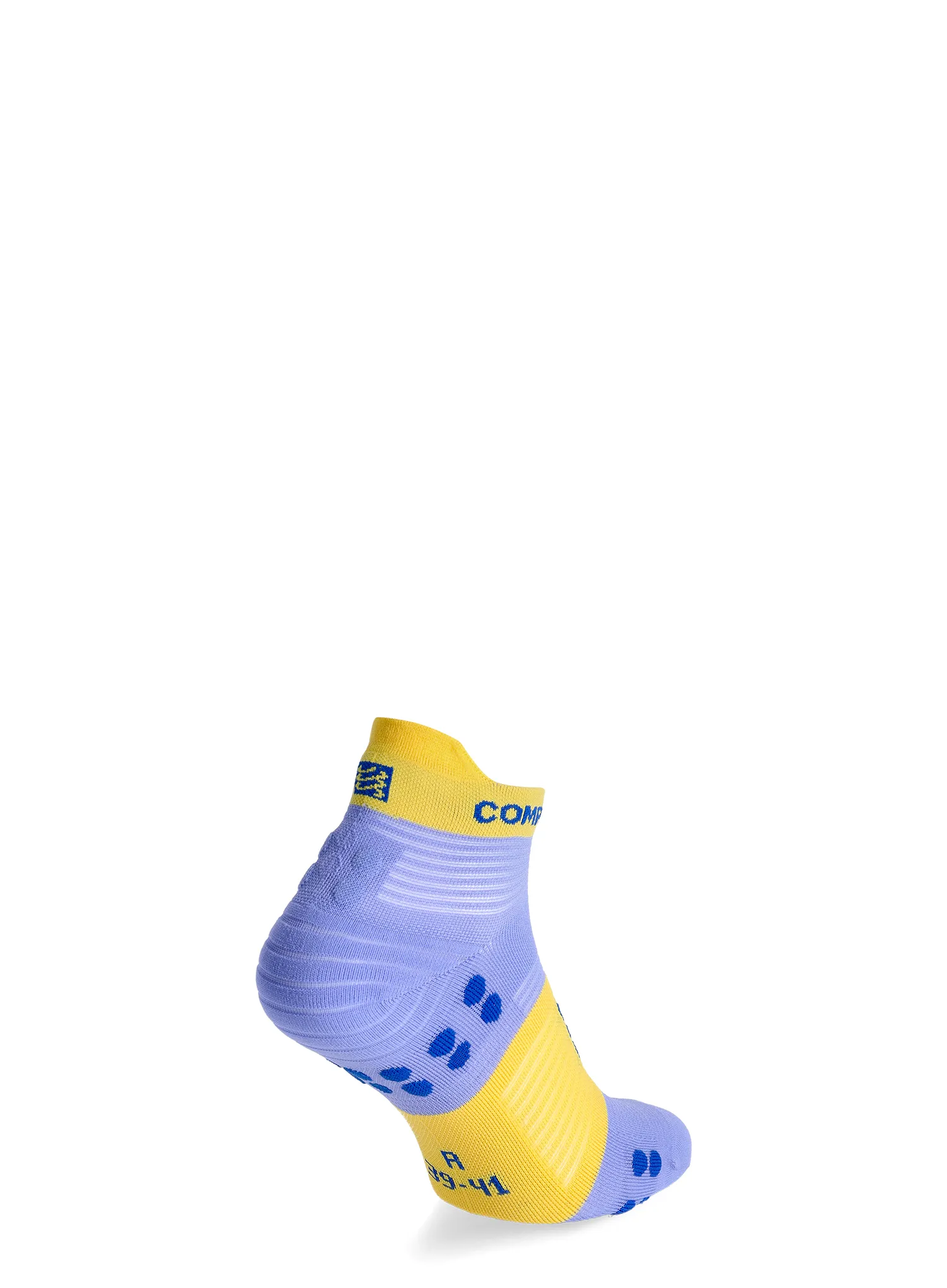 Čarape za trčanje Compressport Pro Racing Socks v4.0 Run Low - jacaranda/maize
