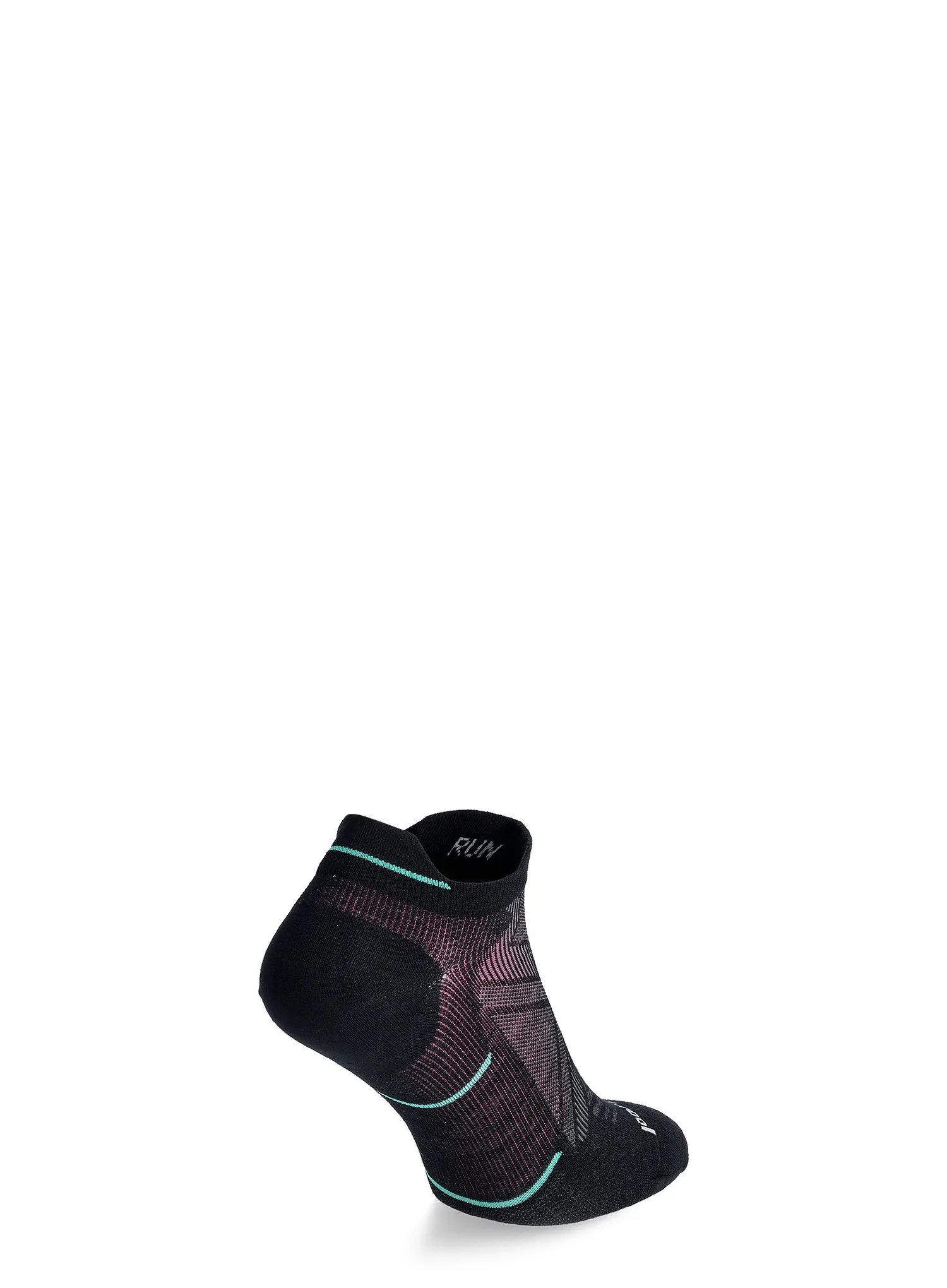 Ženske čarape za trčanje Smartwool Run Zero Cushion Low Ankle Socks - black