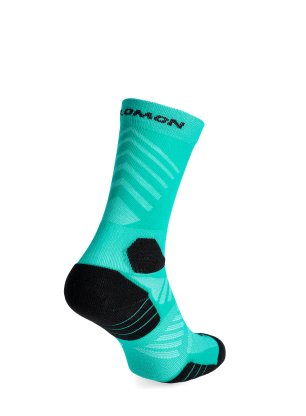Čarape za trčanje Salomon Aero Crew - dynasty green/waterfall
