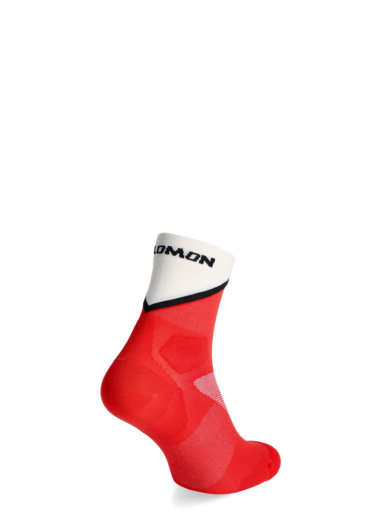 Čarape za trčanje Salomon Pulse Ankle - fiery red/vanilla ice/black