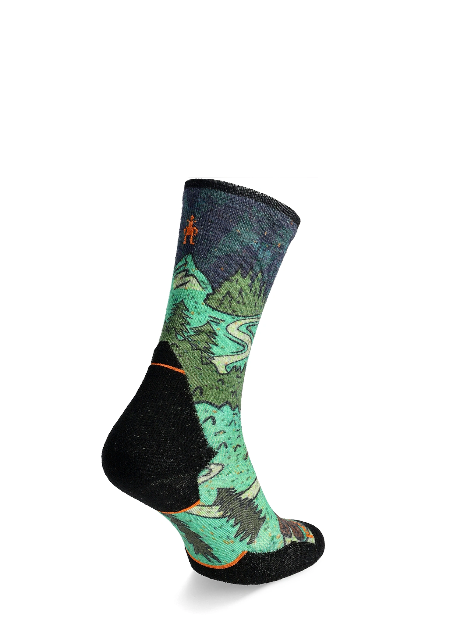 Čarape za trčanje Smartwool Trail Run Targeted Cushion Neature Print Crew Socks - twilight blue