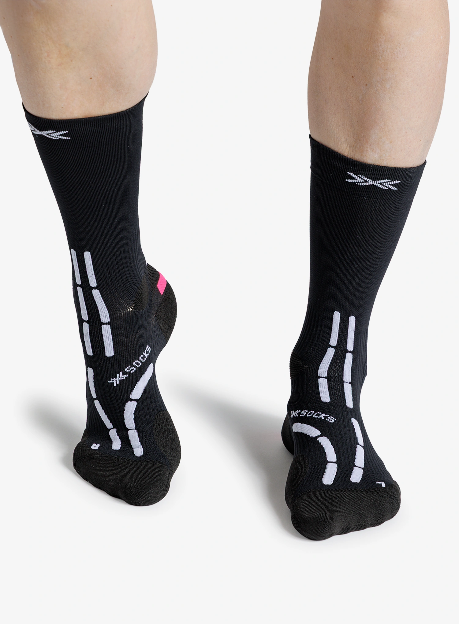 Čarape za trčanje X-Socks Trail Anatomix Crew - x black/x white