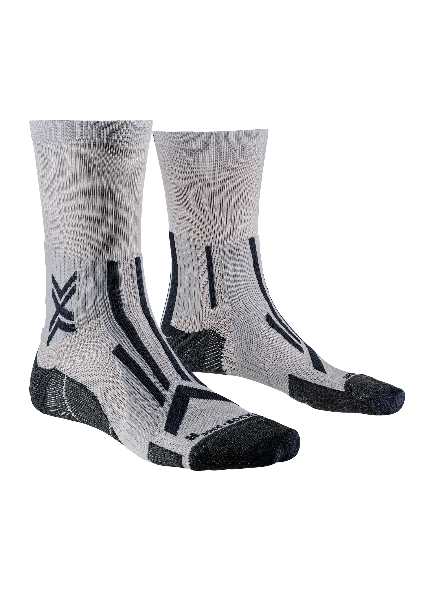 Čarape za trčanje X-Socks Trailrun Perform Crew - pearl grey/charcoal