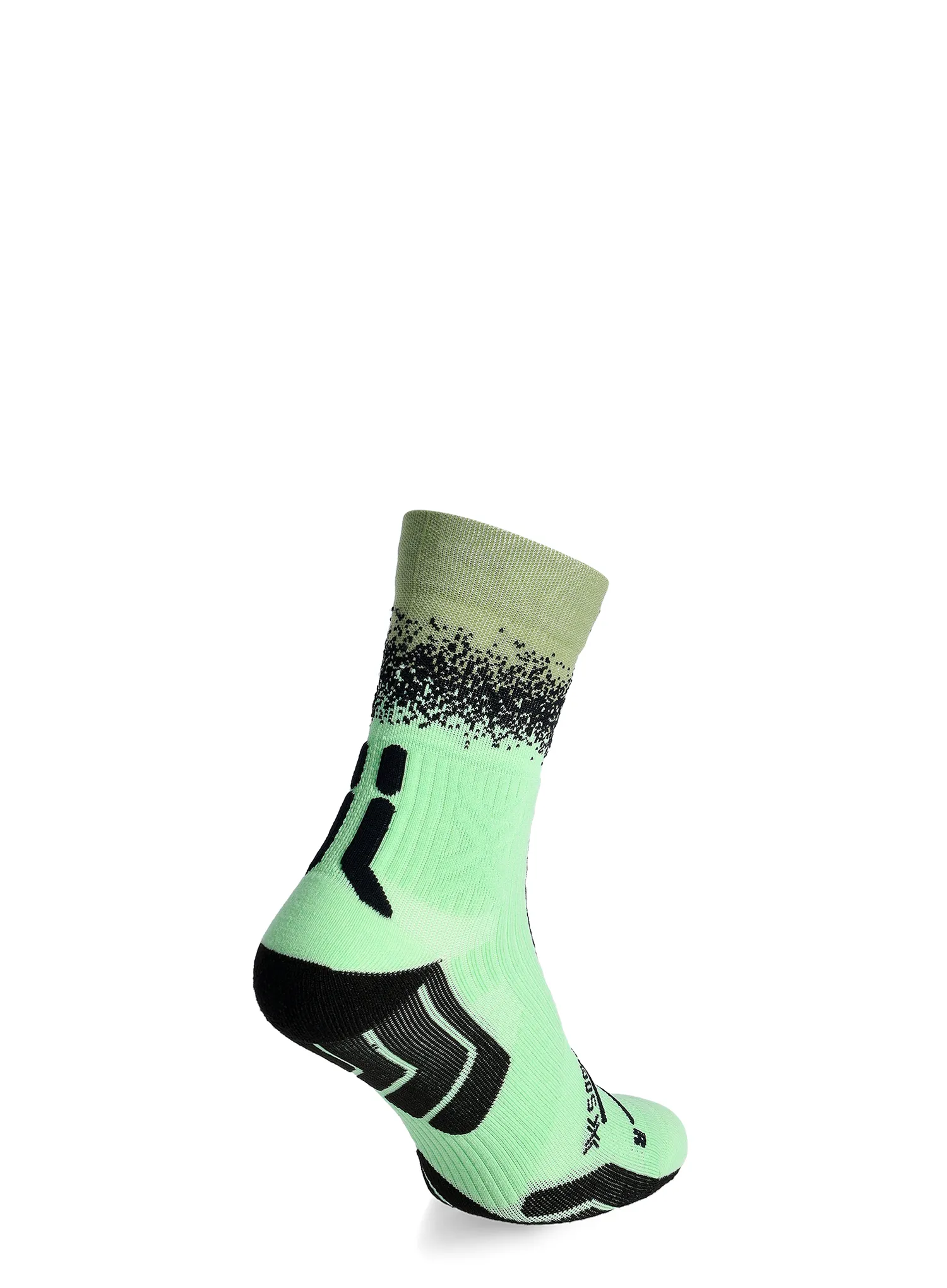 Čarape za trčanje X-Socks Trailrun Terraskin Perform Crew - digital lime/x black