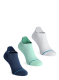 Čarape Stance Run Light Tab 3 Pack - deep teal