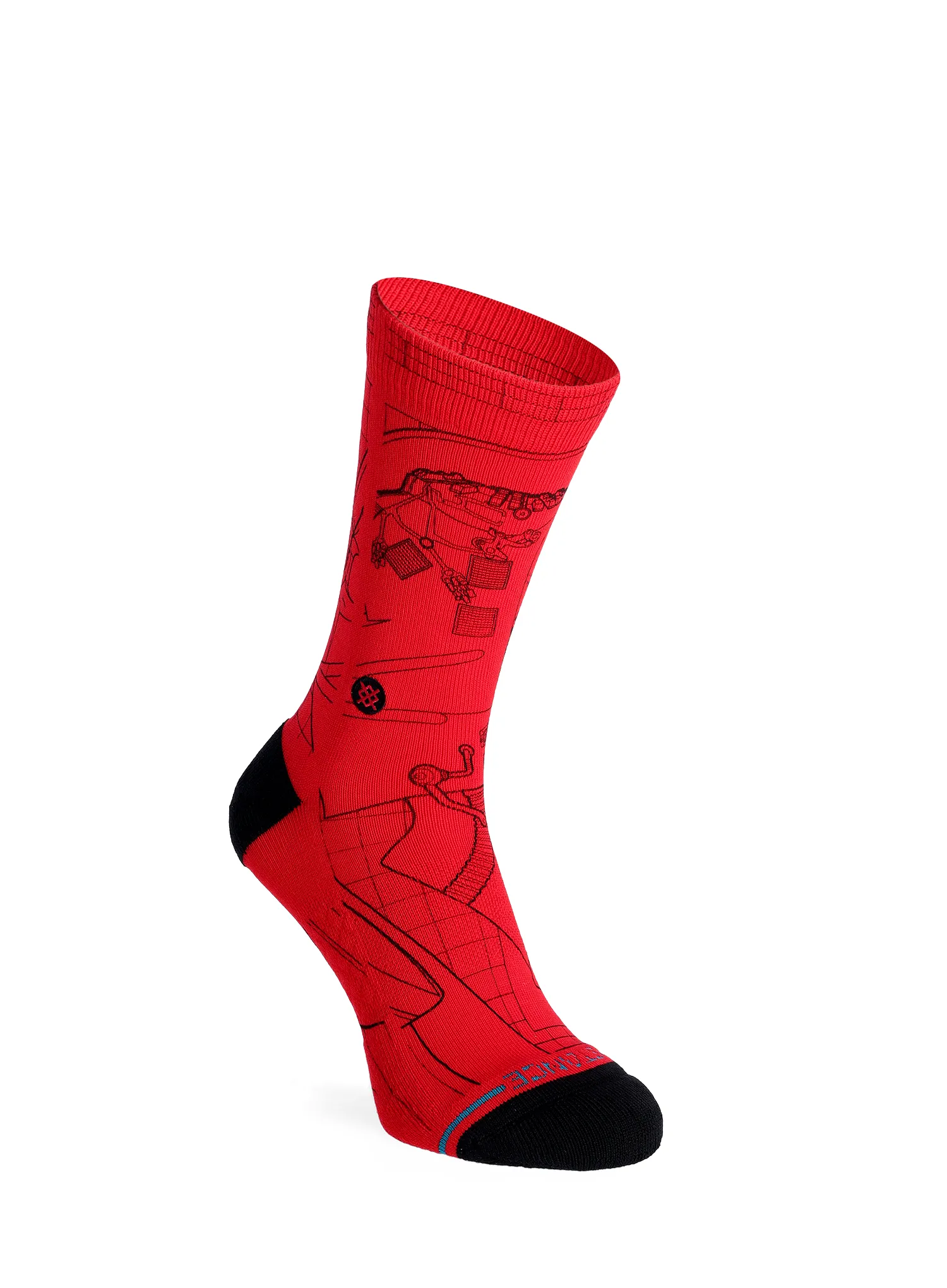 Čarape Stance Vader Sw Crew - red