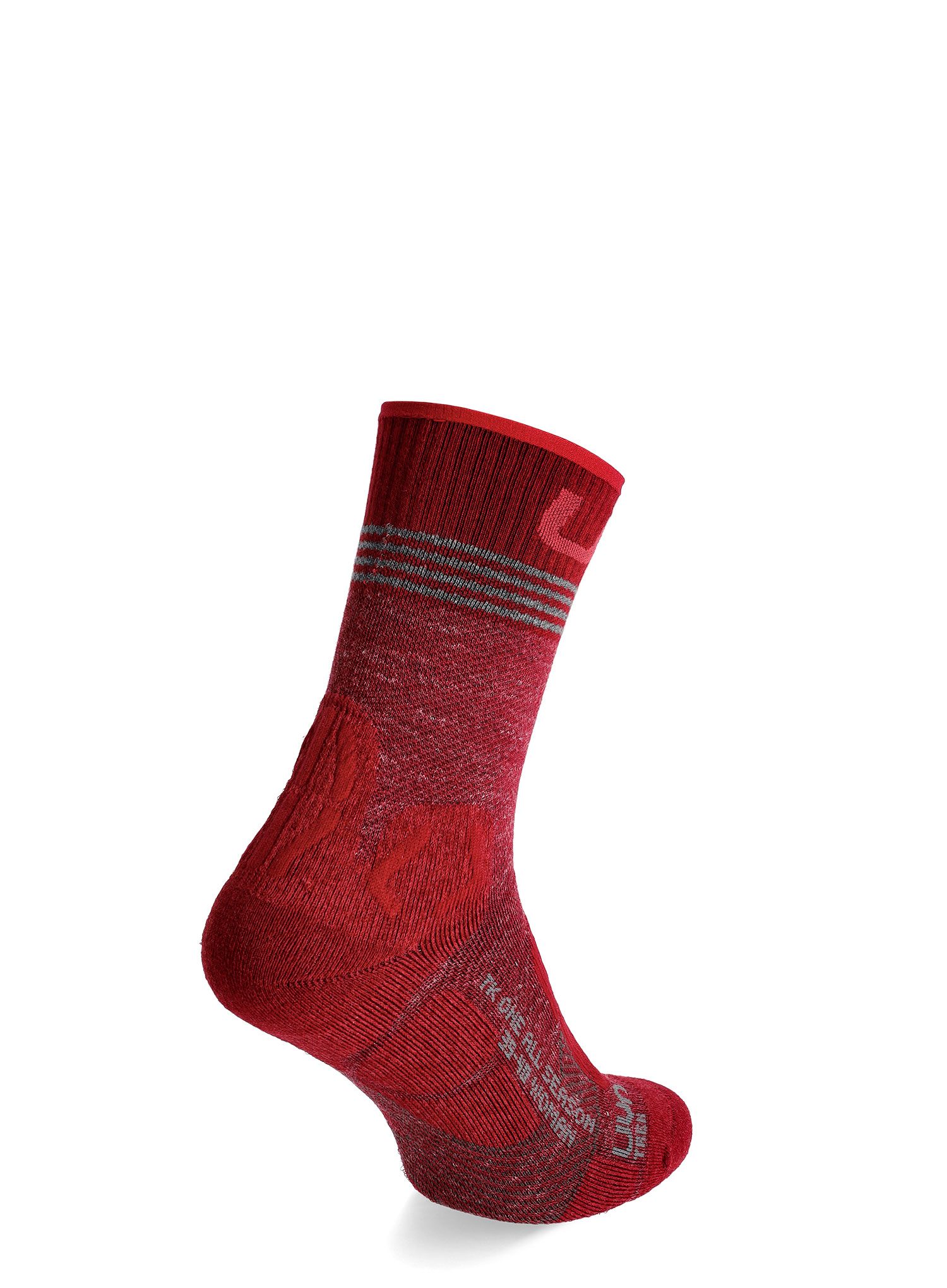 Ženske trekking čarape UYN Trekking One All Season Mid Socks - sofisticated red