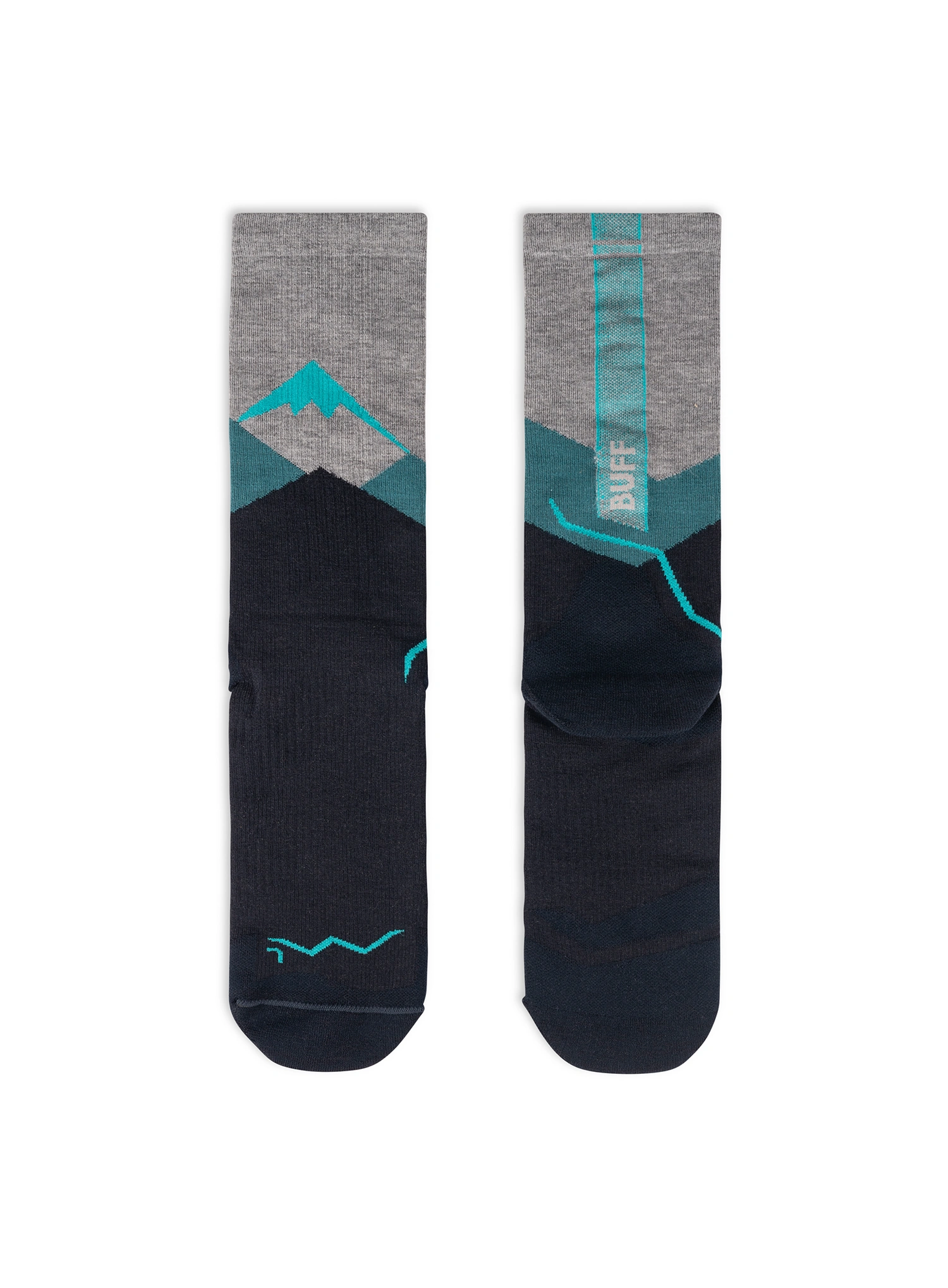 Planinarske čarape Buff Merino LIghtweight Crew Sock LWC1 - teal