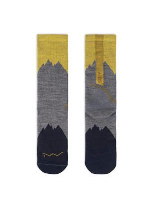 Planinarske čarape Buff Merino LIghtweight Crew Sock LWC3 - grey
