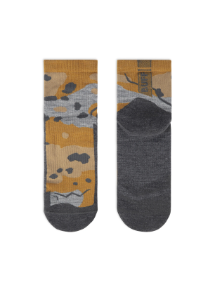 Planinarske čarape Buff Merino LIghtweight Quarter Sock LWQ2 - umber khaki