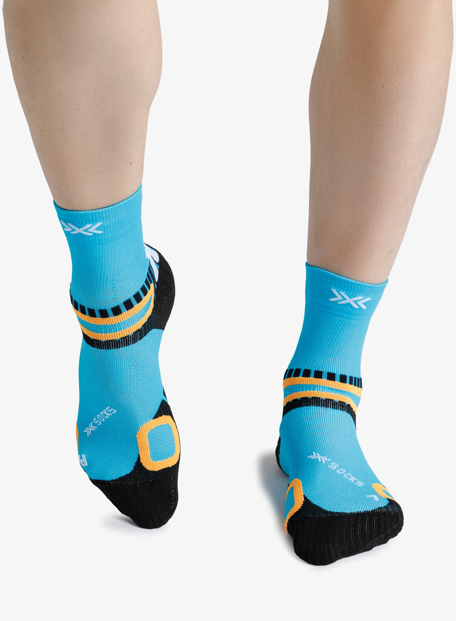 Planinarske čarape X-Socks Hike Discover Ankle - punchy blue frog