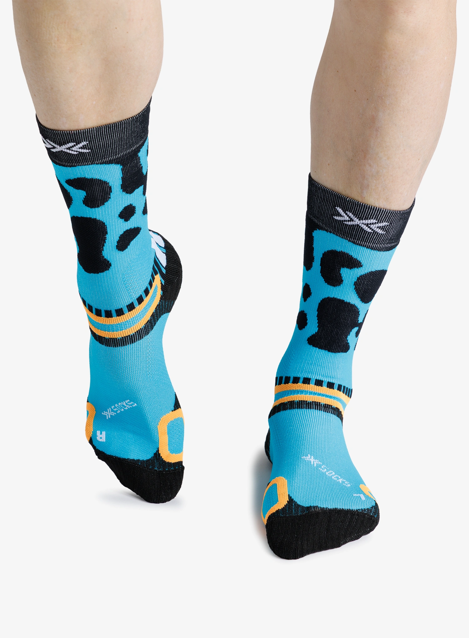 Planinarske čarape X-Socks Hike Discover Crew - punchy blue frog