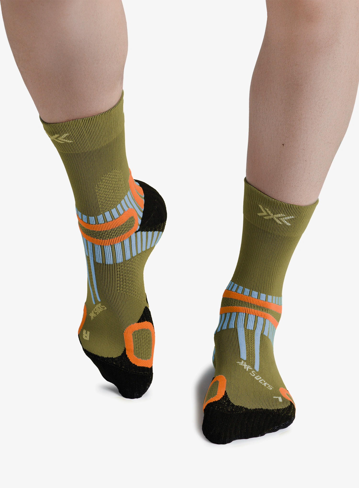Planinarske čarape X-Socks Hike Perform Ankle - olive