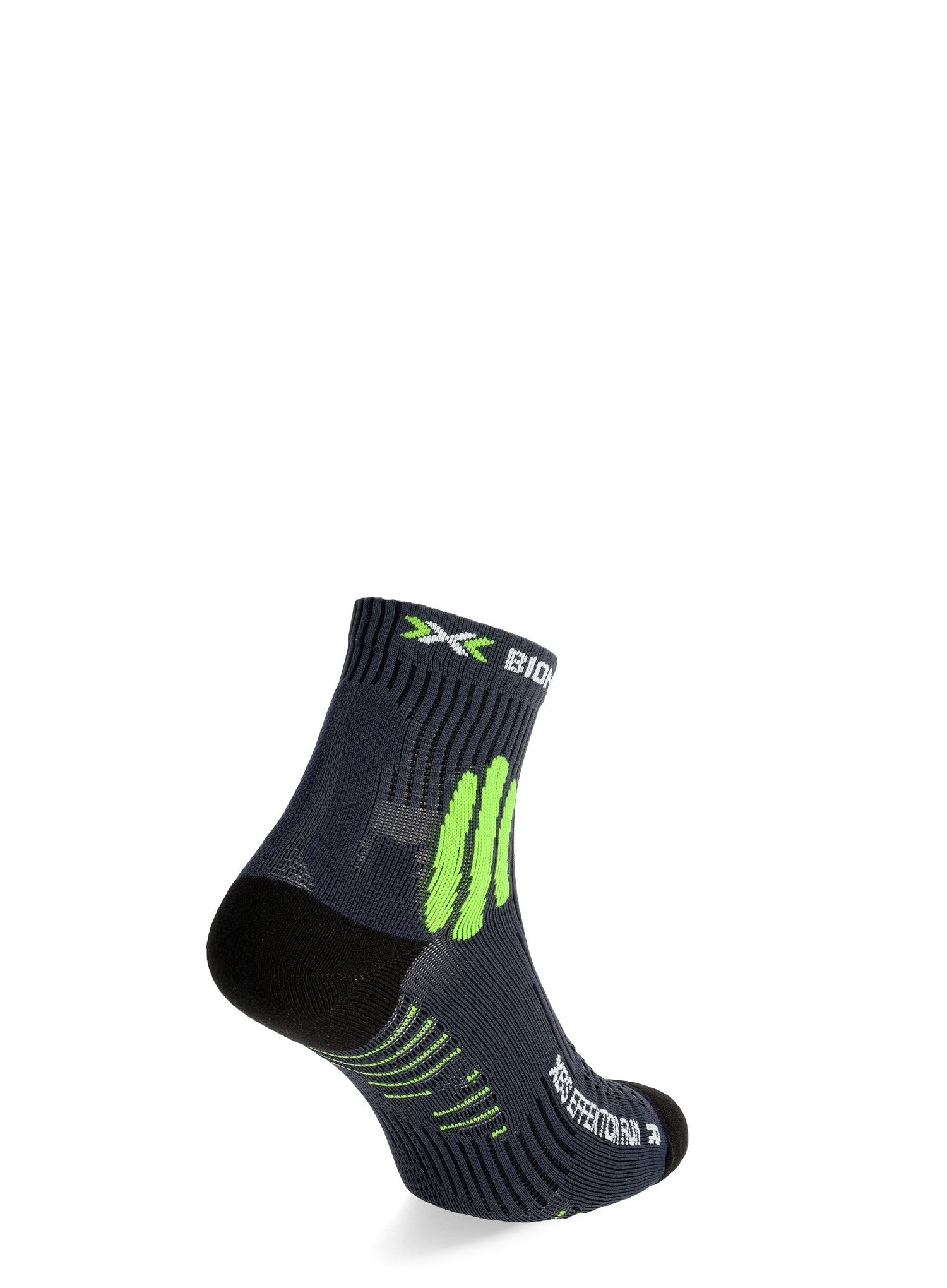 Čarape za trčanje X-Socks XBS.Effektor Running - charcoal/effektor green