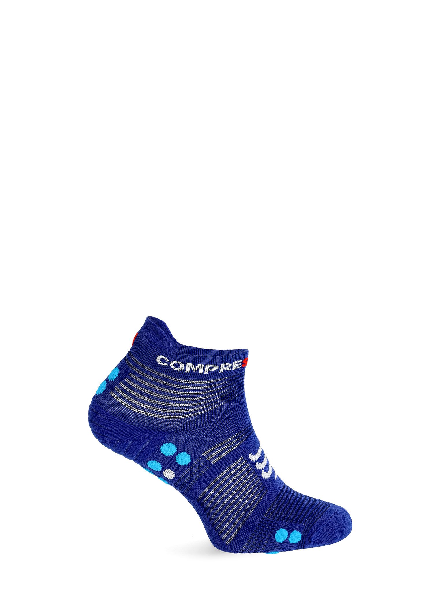 Čarape Compressport Pro Racing Socks v4.0 Run Low - sodalite/fluo blue