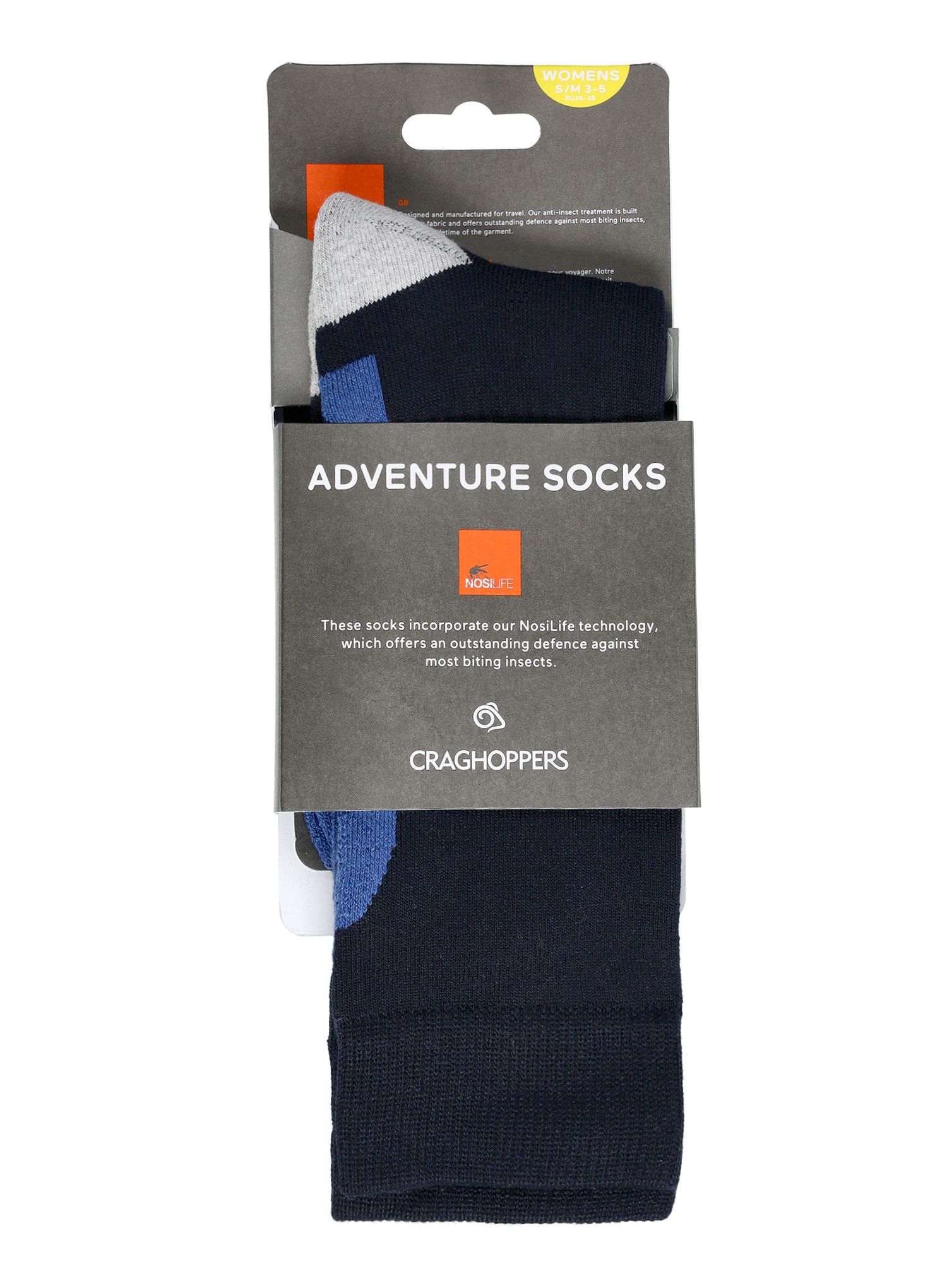 Ženske čarape Craghoppers NosiLife Adventure Sock - dark navy