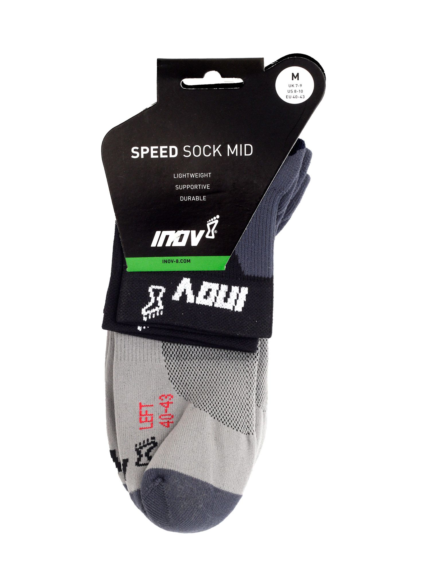Čarape za trčanje Inov-8 Speed Sock Mid - black