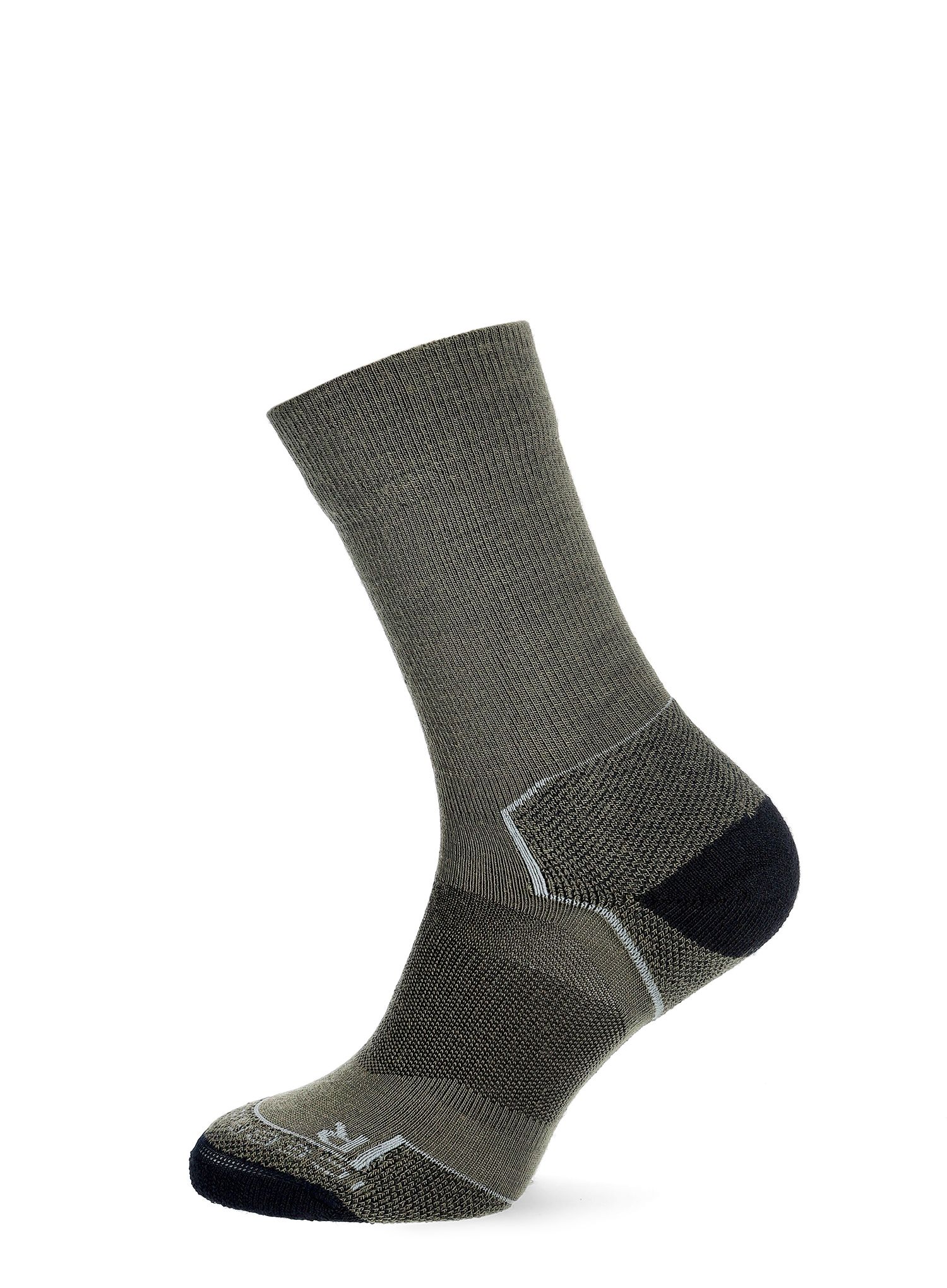 Planinarske čarape Icebreaker Hike+ Light Crew - loden/black/gritstone hthr