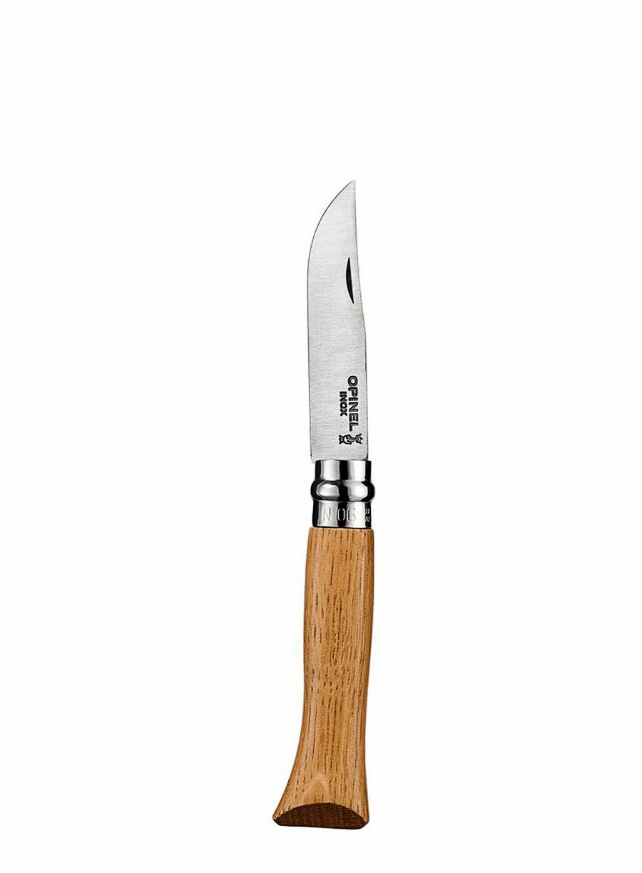 Putni nož Opinel No.06 Inox Lux - oak