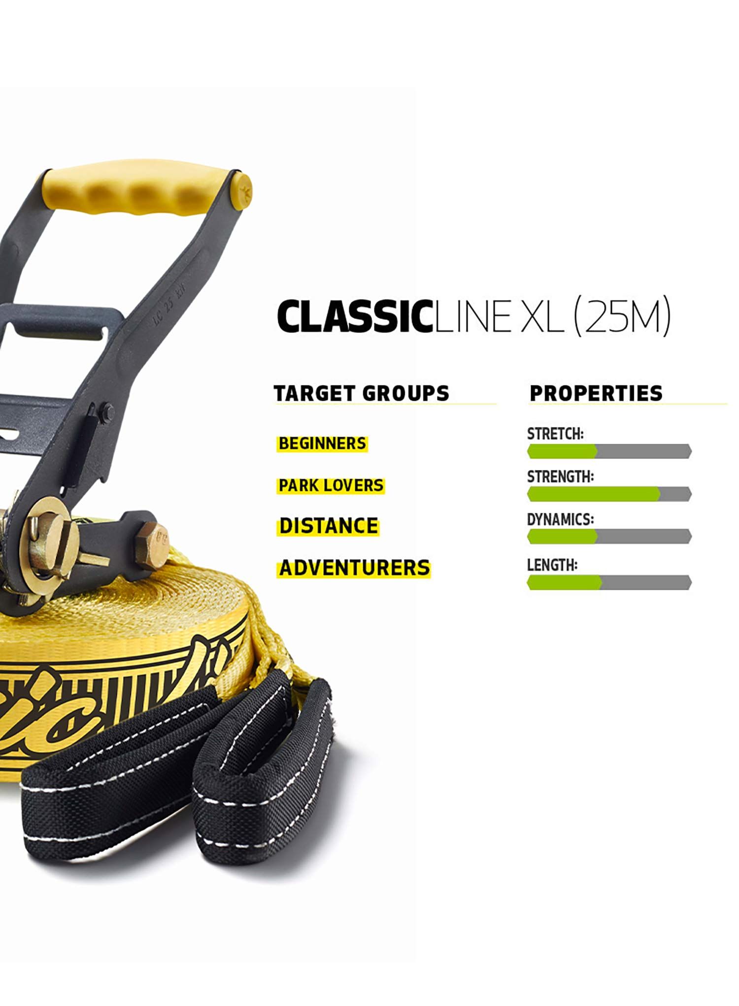 Slackline Gibbon Slacklines Classic Line Treewear Set