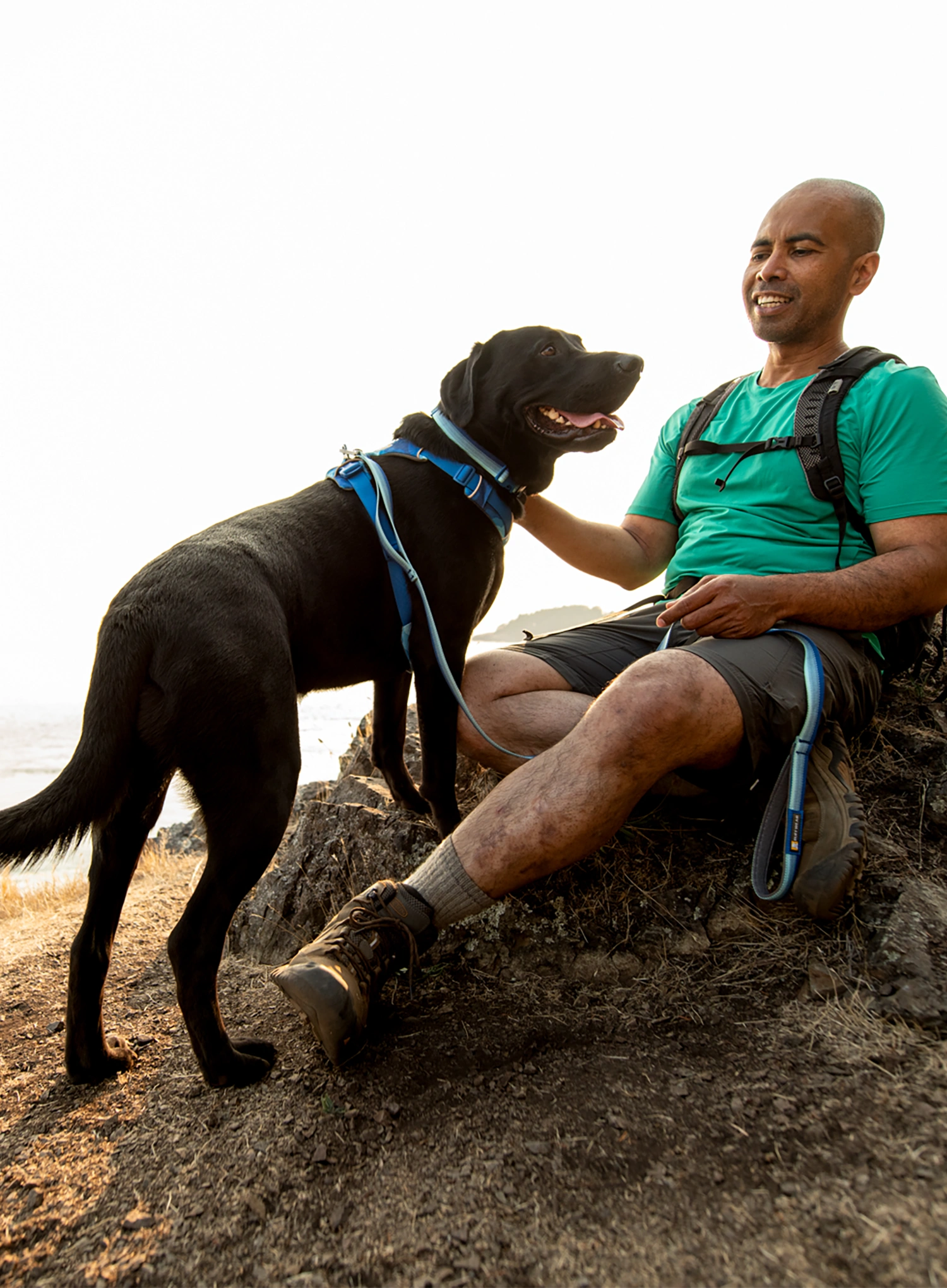 Povodac za psa Ruffwear Front Range Leash  - mountains logo