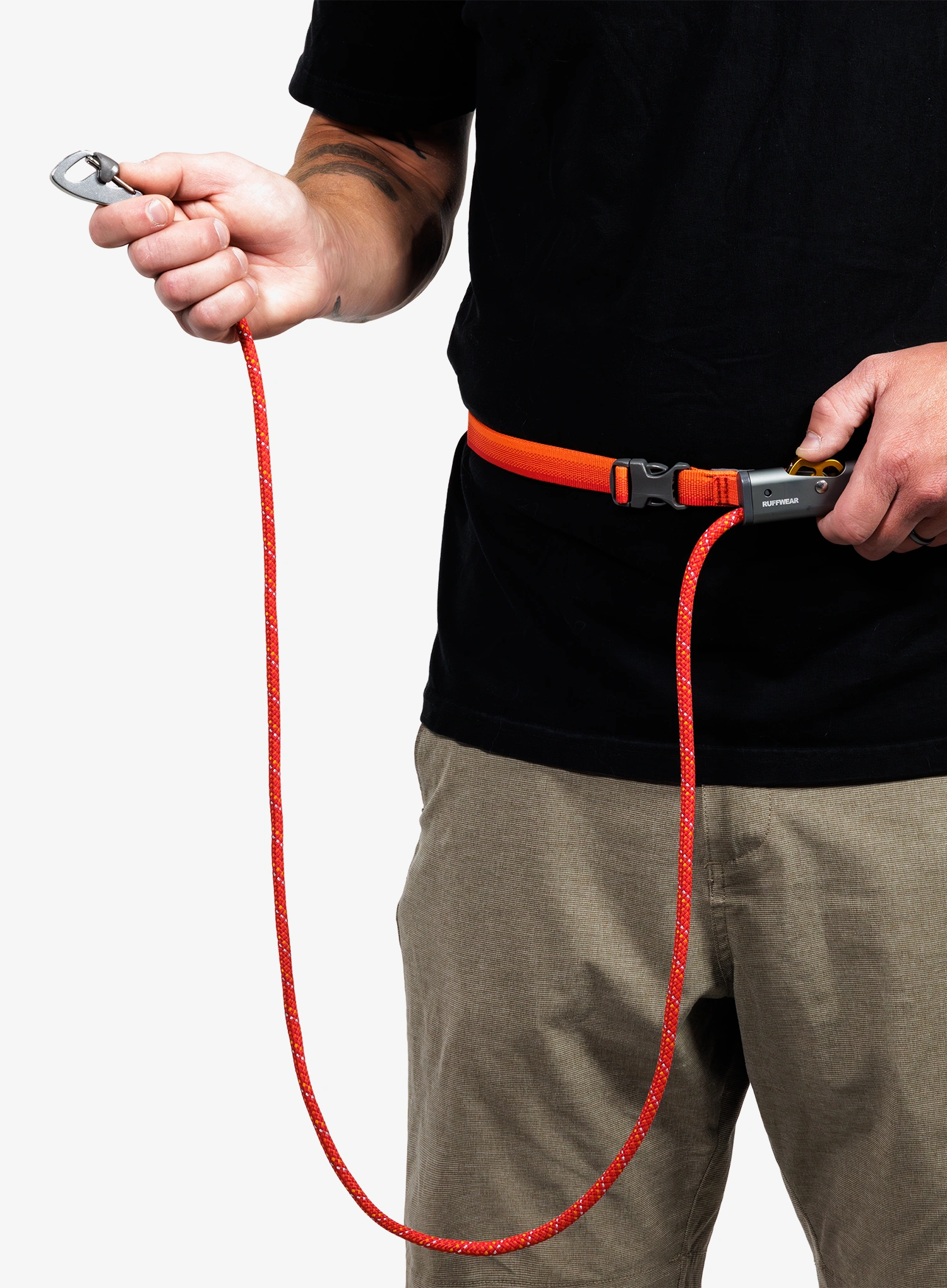 Povodac za psa Ruffwear Hitch Hiker Leash - red currant