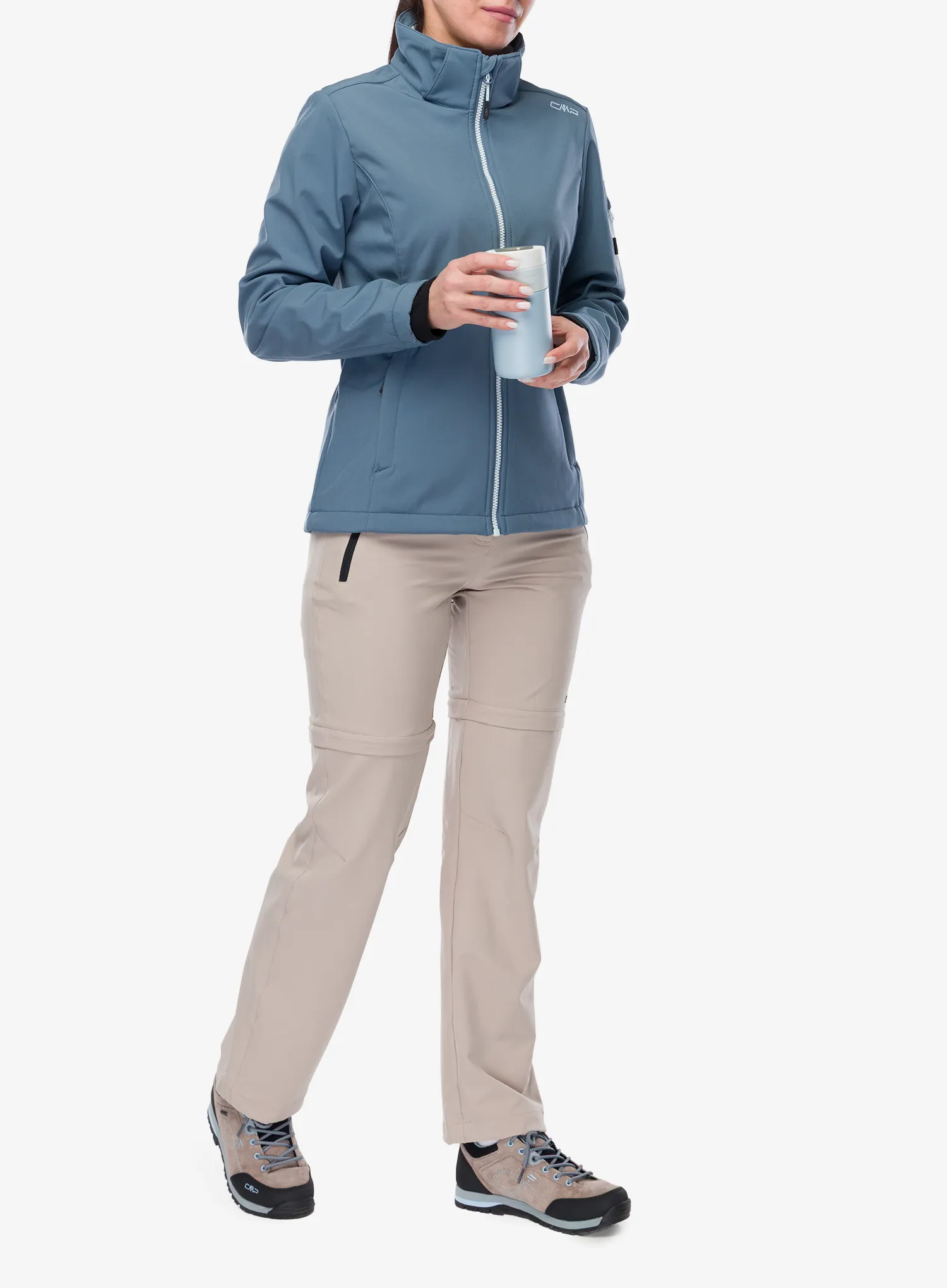 Ženski softshell CMP Wilma Jacket Zip Hood - space