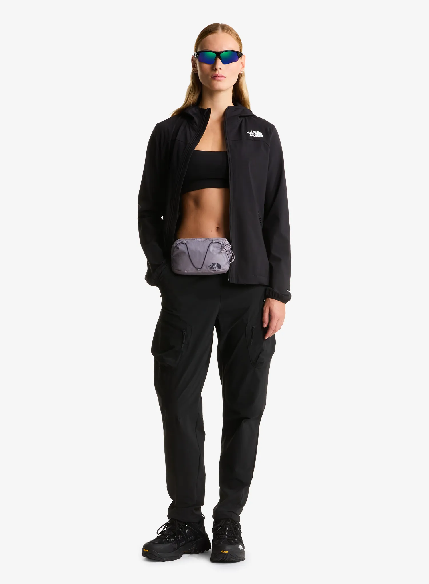 Ženski softshell The North Face Nimble Hoodie 2 - tnf black
