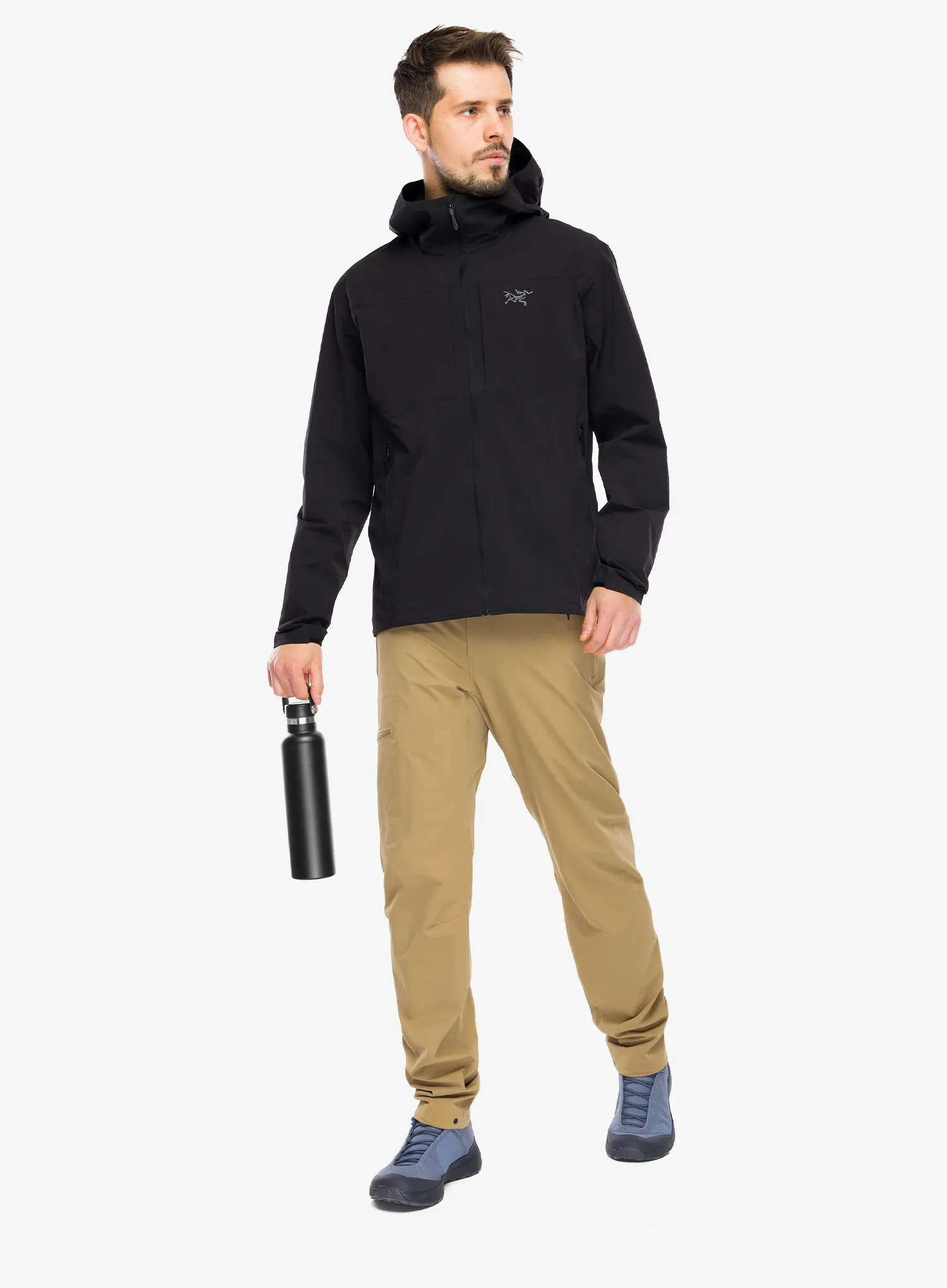 Softshell jakna Arcteryx Gamma Lightweight Hoody - black