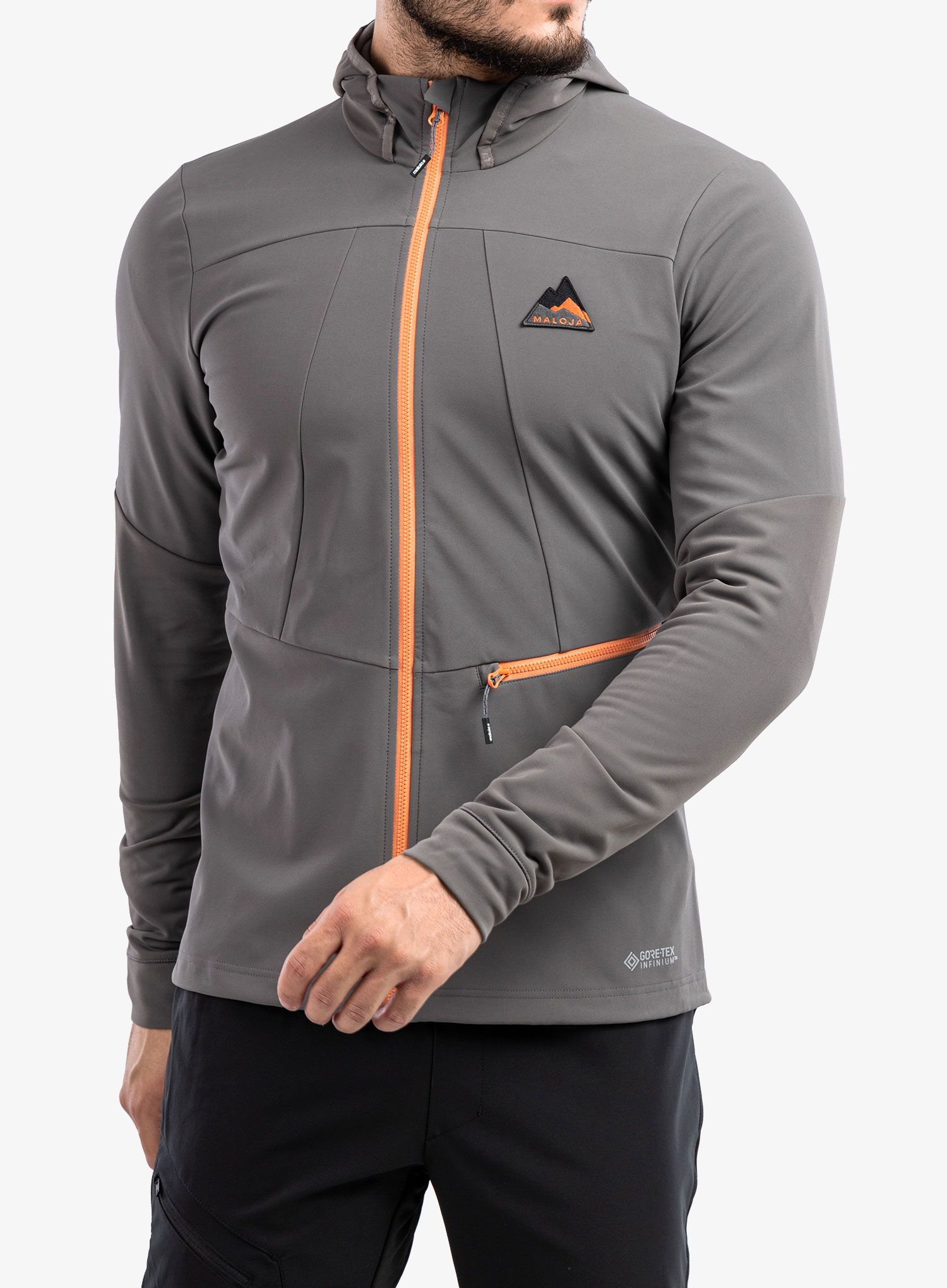 Softshell jakna Maloja Auerhahn - stone