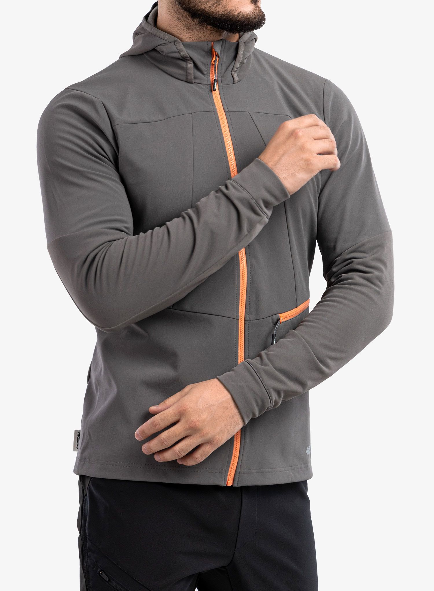 Softshell jakna Maloja Auerhahn - stone