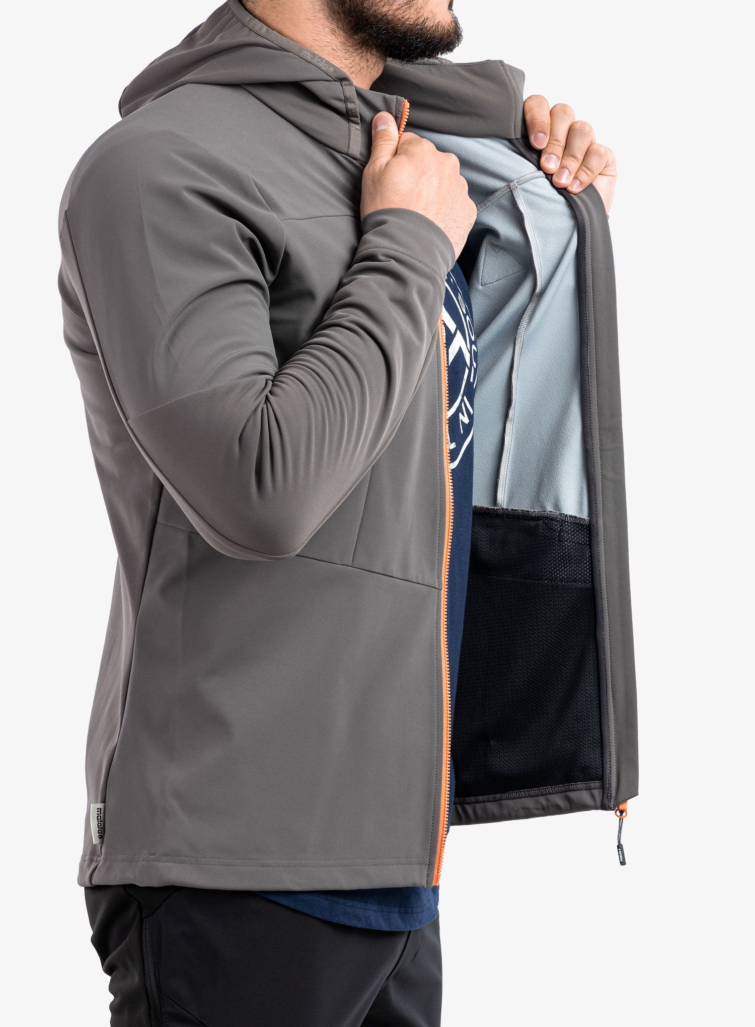 Softshell jakna Maloja Auerhahn - stone
