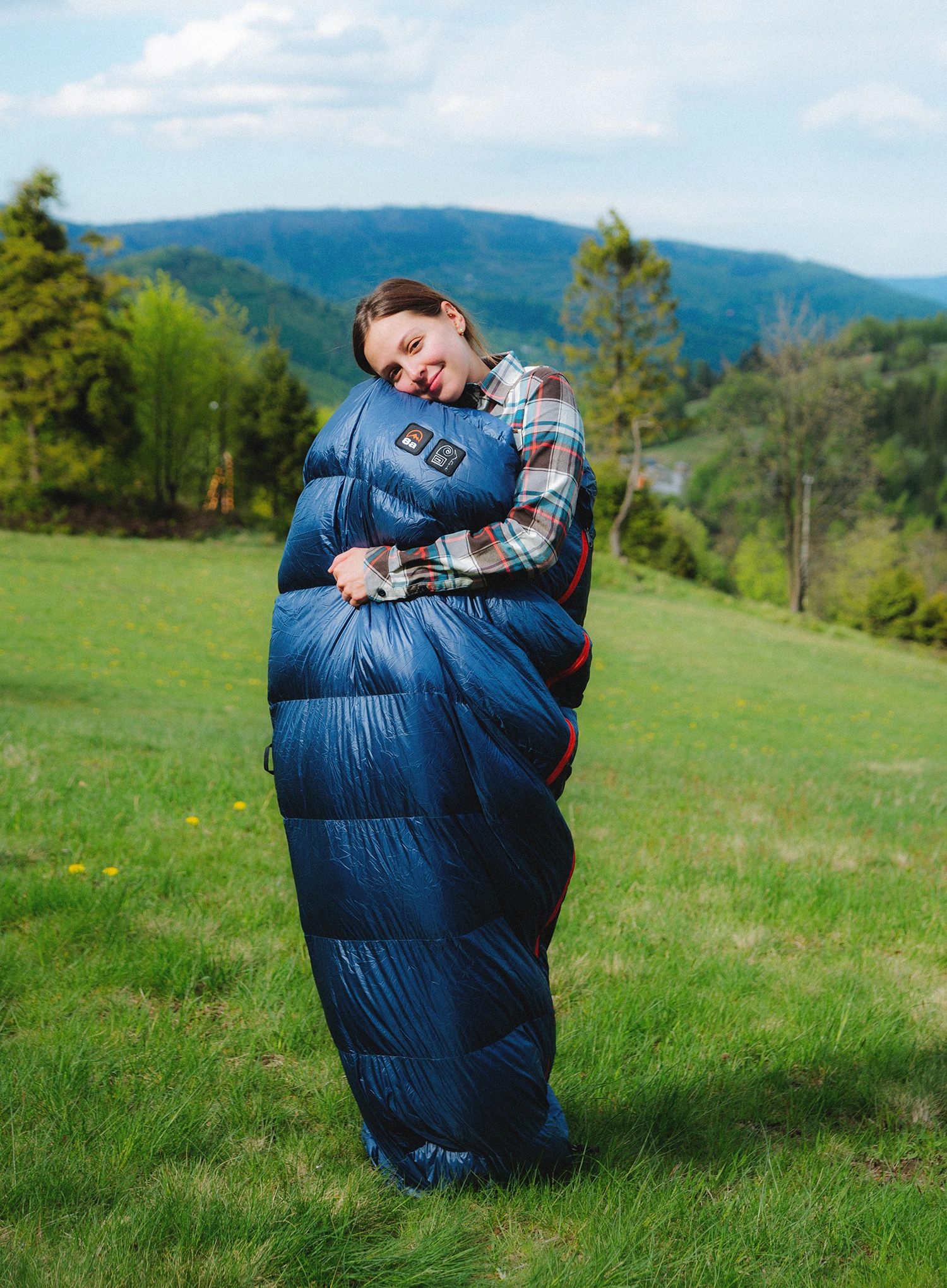Perjana vreća za spavanje 8a x Małachowski Traveller 650 XL (189-200 cm) - navy