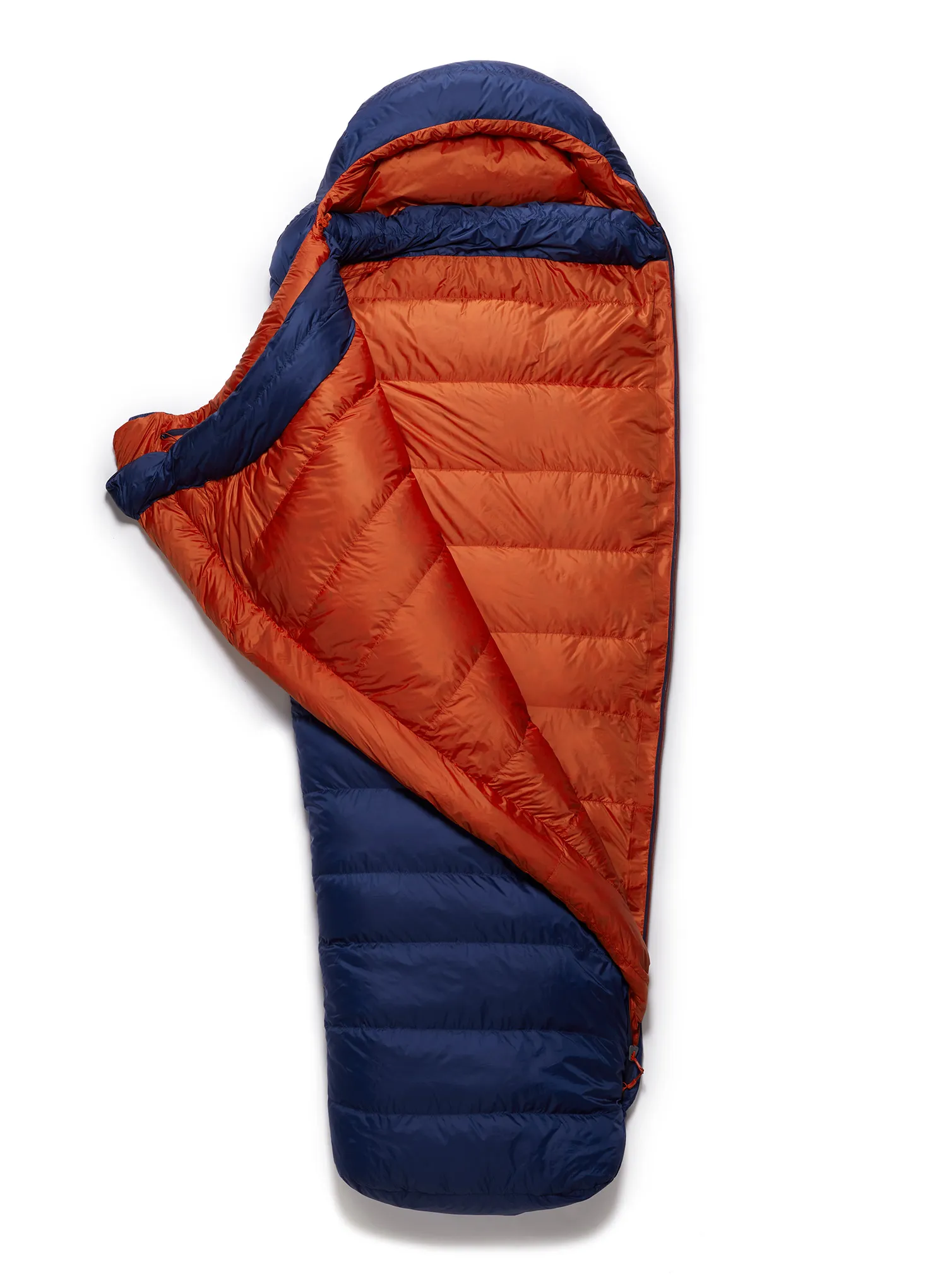 Ženska perjana vreća za spavanje Rab Ascent 700 (170 cm) - nightfall blue