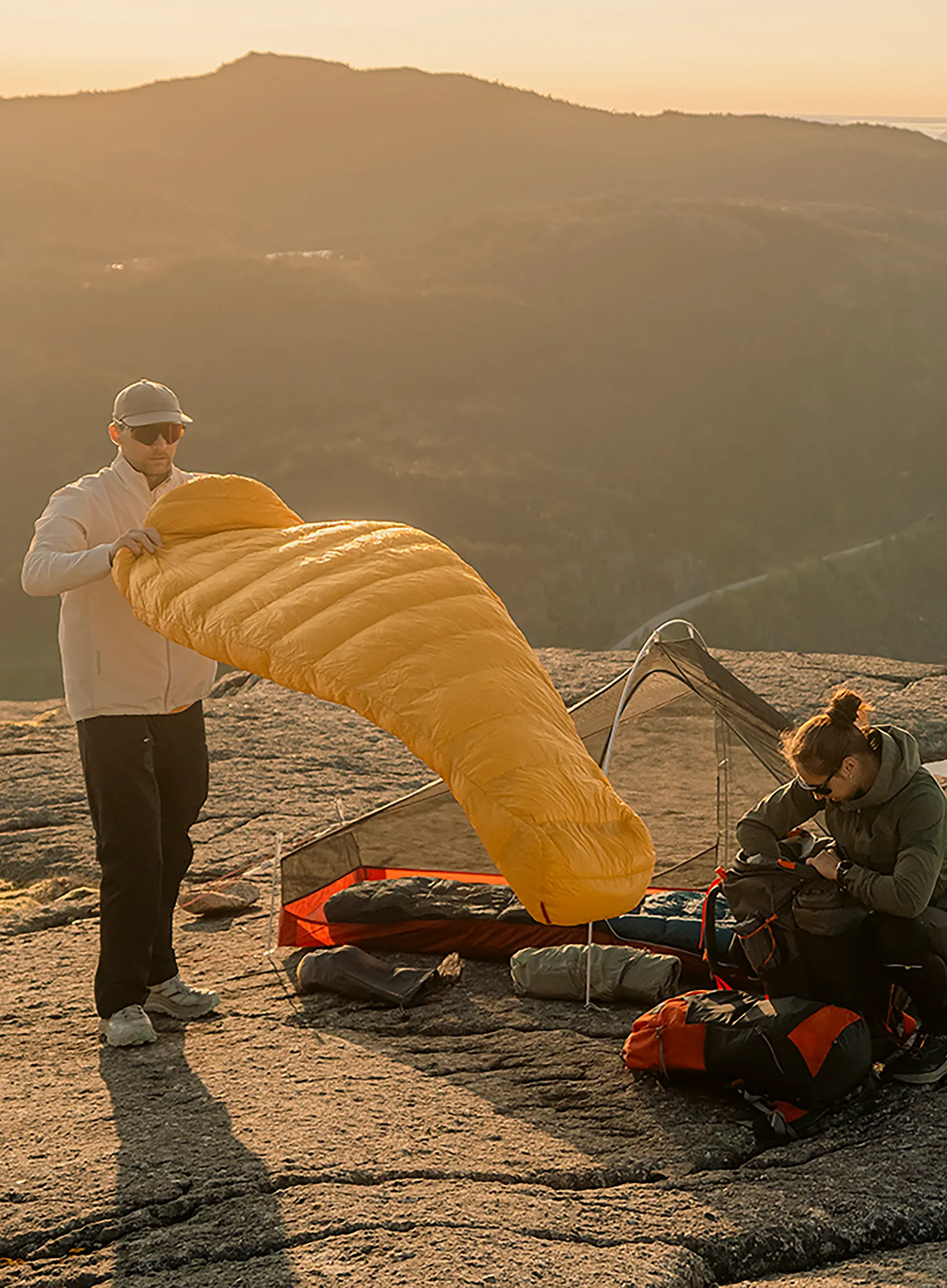 Perjana vreća za spavanje Robens Couloir 350 -4C Long (195 cm) - yellow