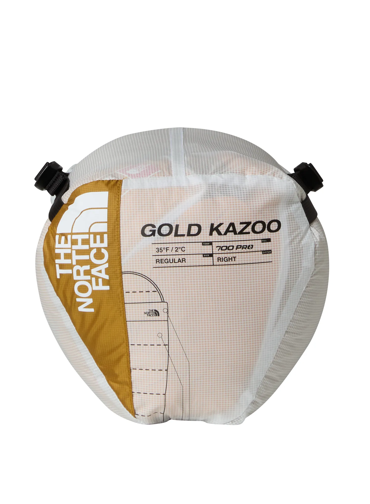 Perjana vreća za spavanje The North Face Gold Kazoo Eco (183 cm) - citrine yellow/citrine yellow