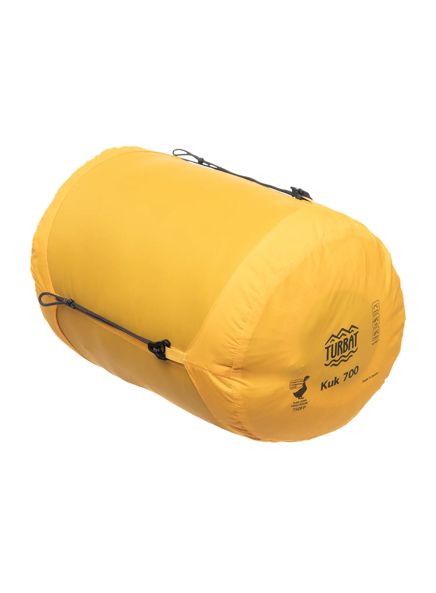 Perjana vreća za spavanje Turbat Kuk 700 (195 cm) - legion blue/dark cheddar