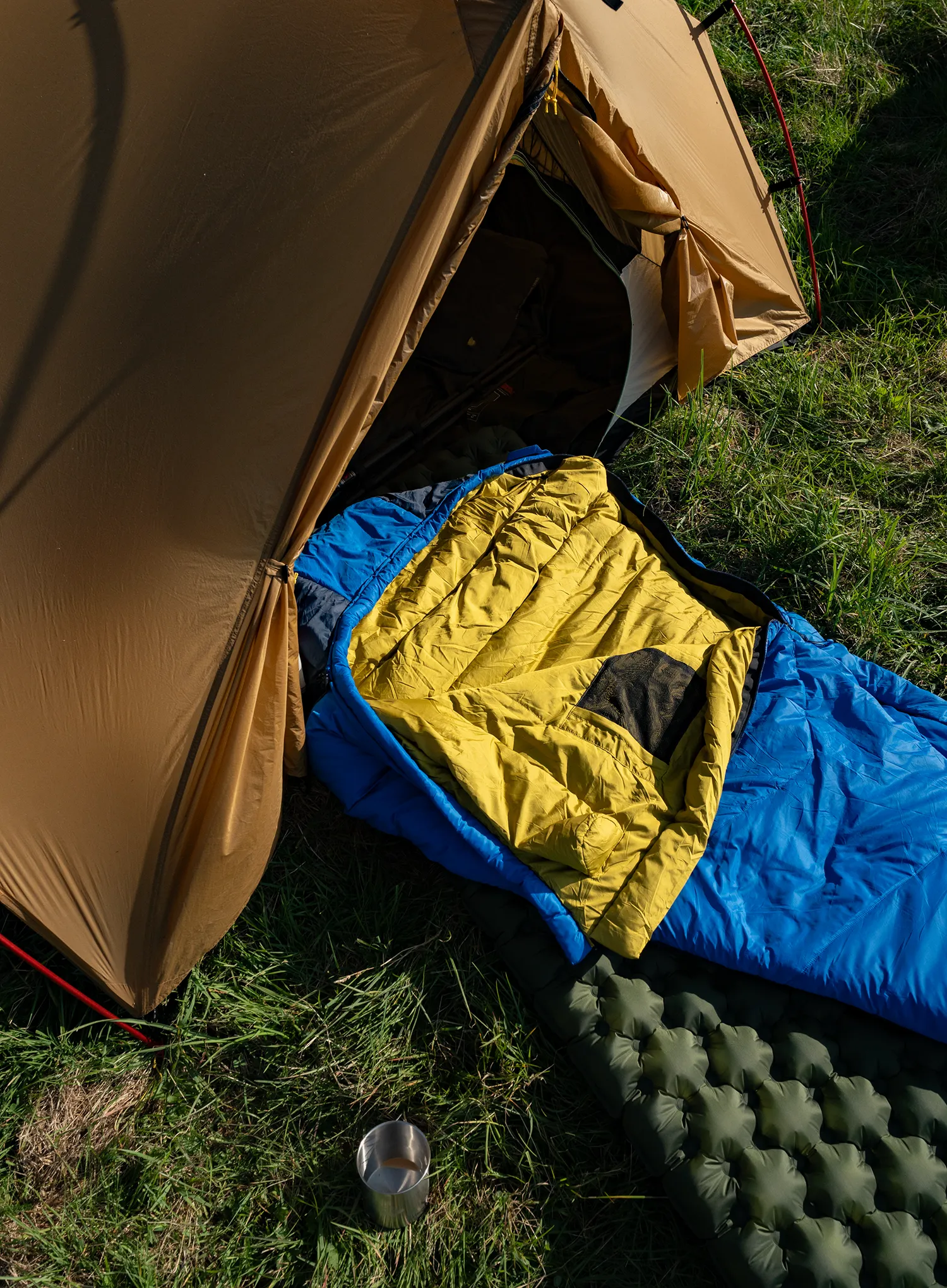 Sintetička vreća za spavanje Alpinus Primalight Pro 1000  - blue