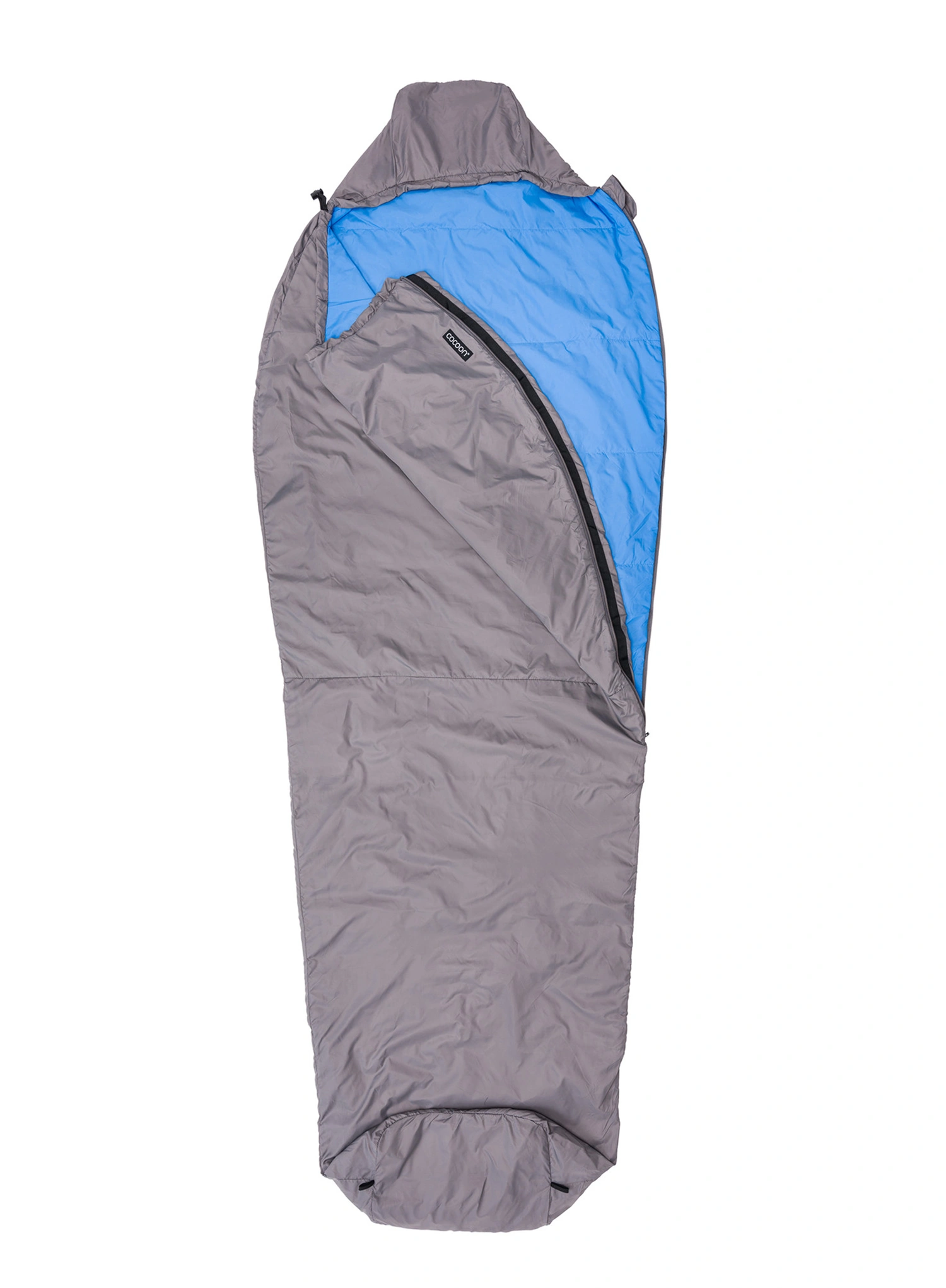 Sintetička vreća za spavanje Cocoon Mountain Wanderer Long (195 cm) - volcano grey/light blue