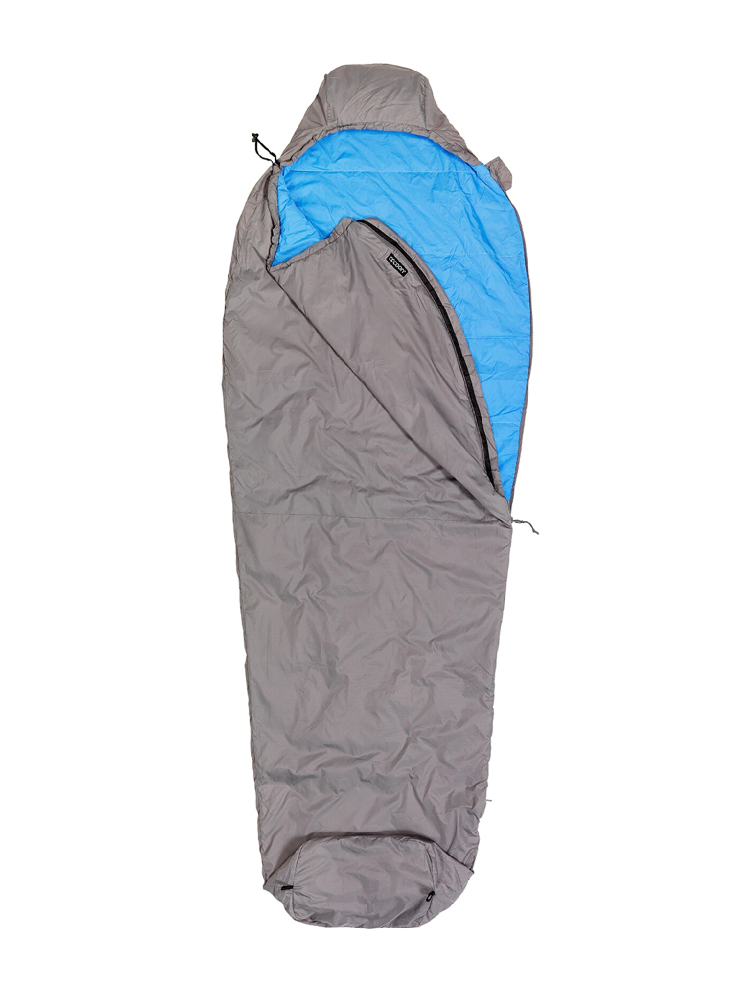 Sintetička vreća za spavanje Cocoon Mountain Wanderer Regular (185 cm) - volcano grey/light blue