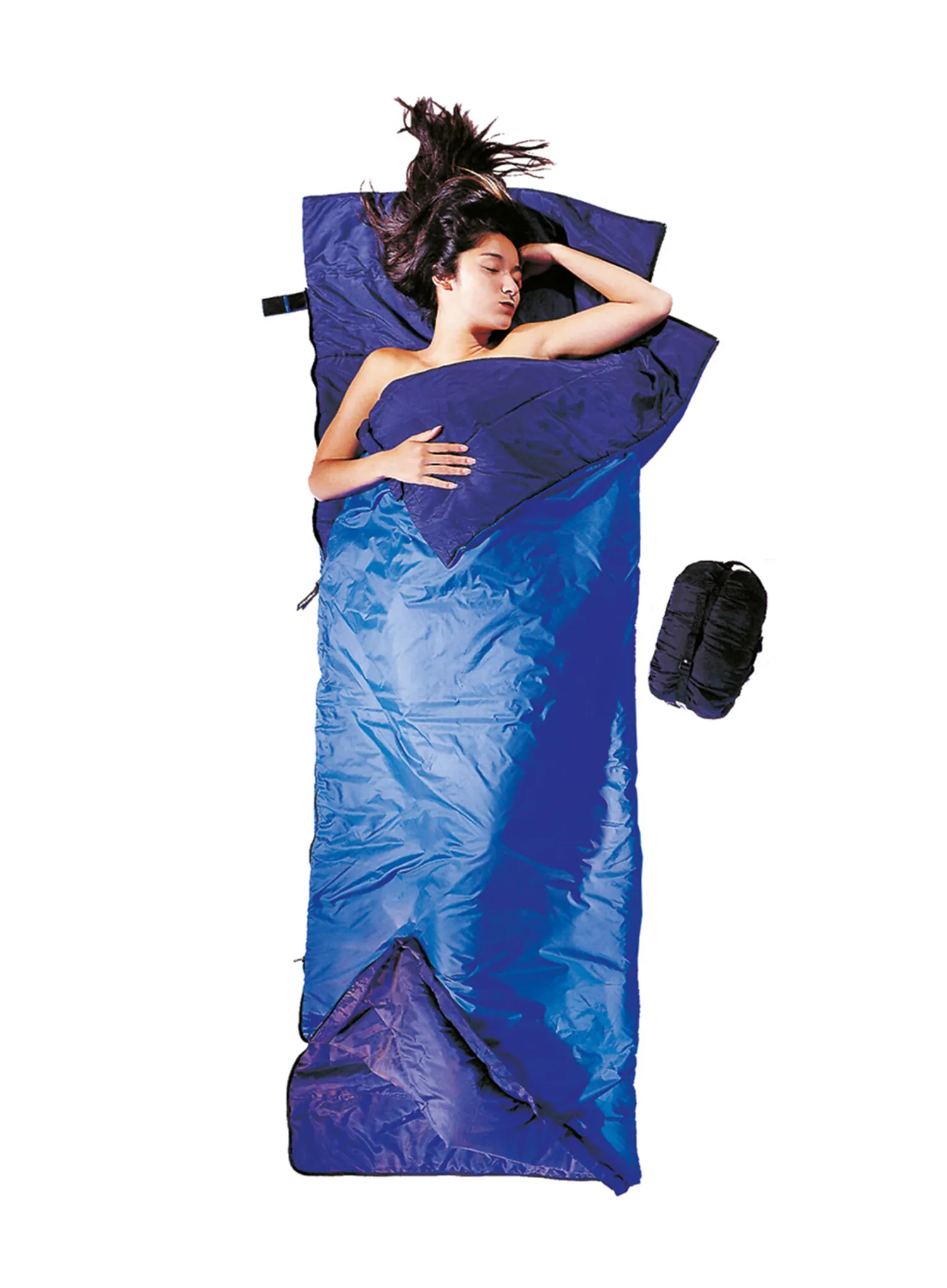 Sintetička vreća za spavanje Cocoon Tropic Traveler - Silk Regular (180 cm) - royal blue/tuareg