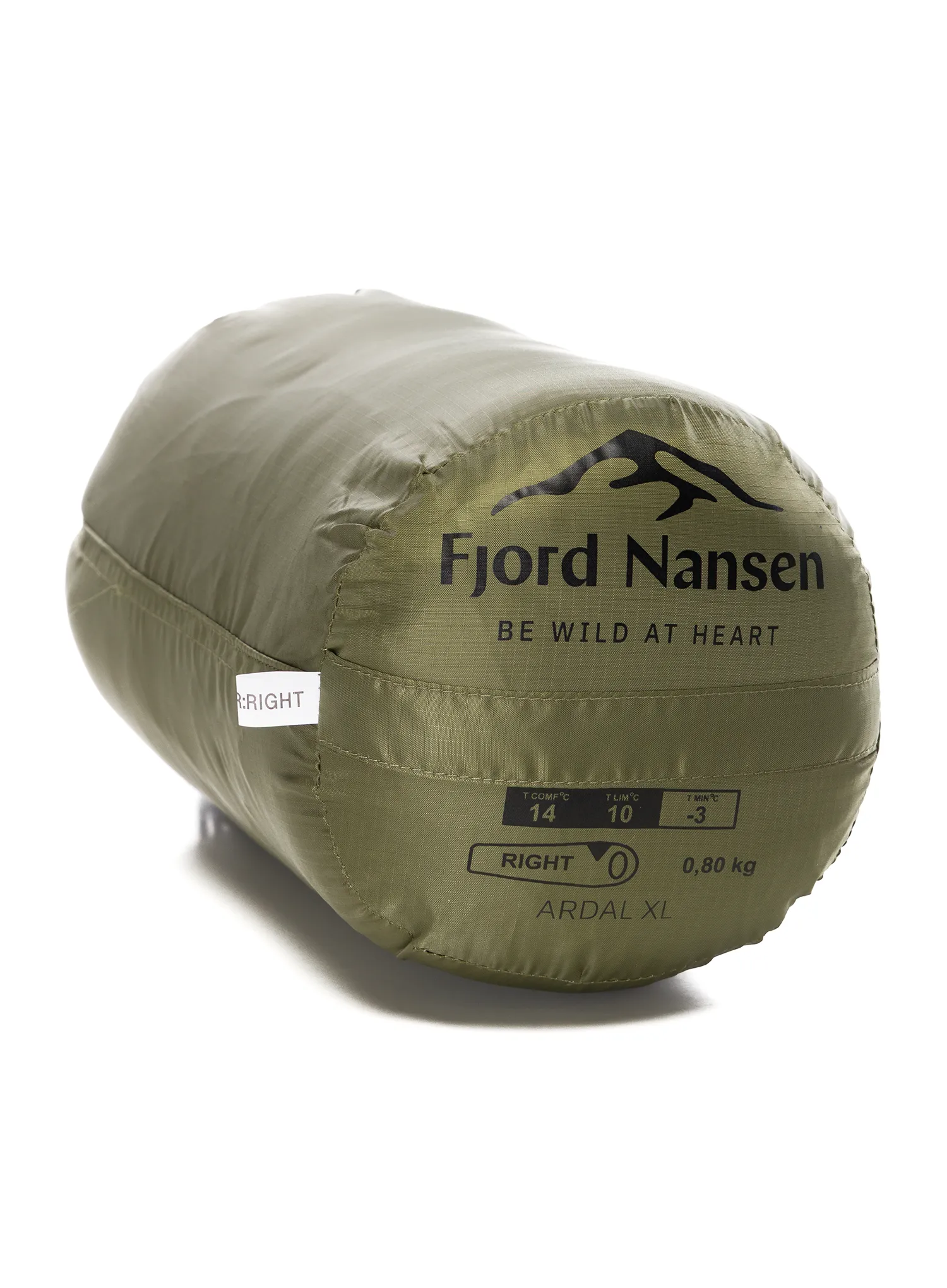 Sintetička vreća za spavanje Fjord Nansen Ardal XL SBS (200 cm) - olive drab